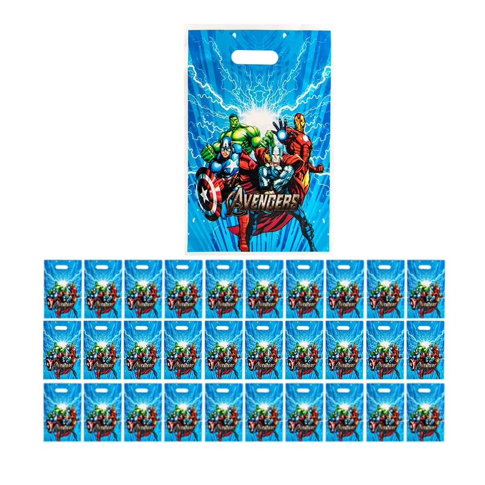 Aisszhao Superhero Party Gift Bag,30pcs Superhero Party Bags,Avenger-Style Gift Bags for Kids Birthday Party,Avenger Parties Bags fillers Gift Bags with Handle for Boys Birthday Cosplay PartySupplies
