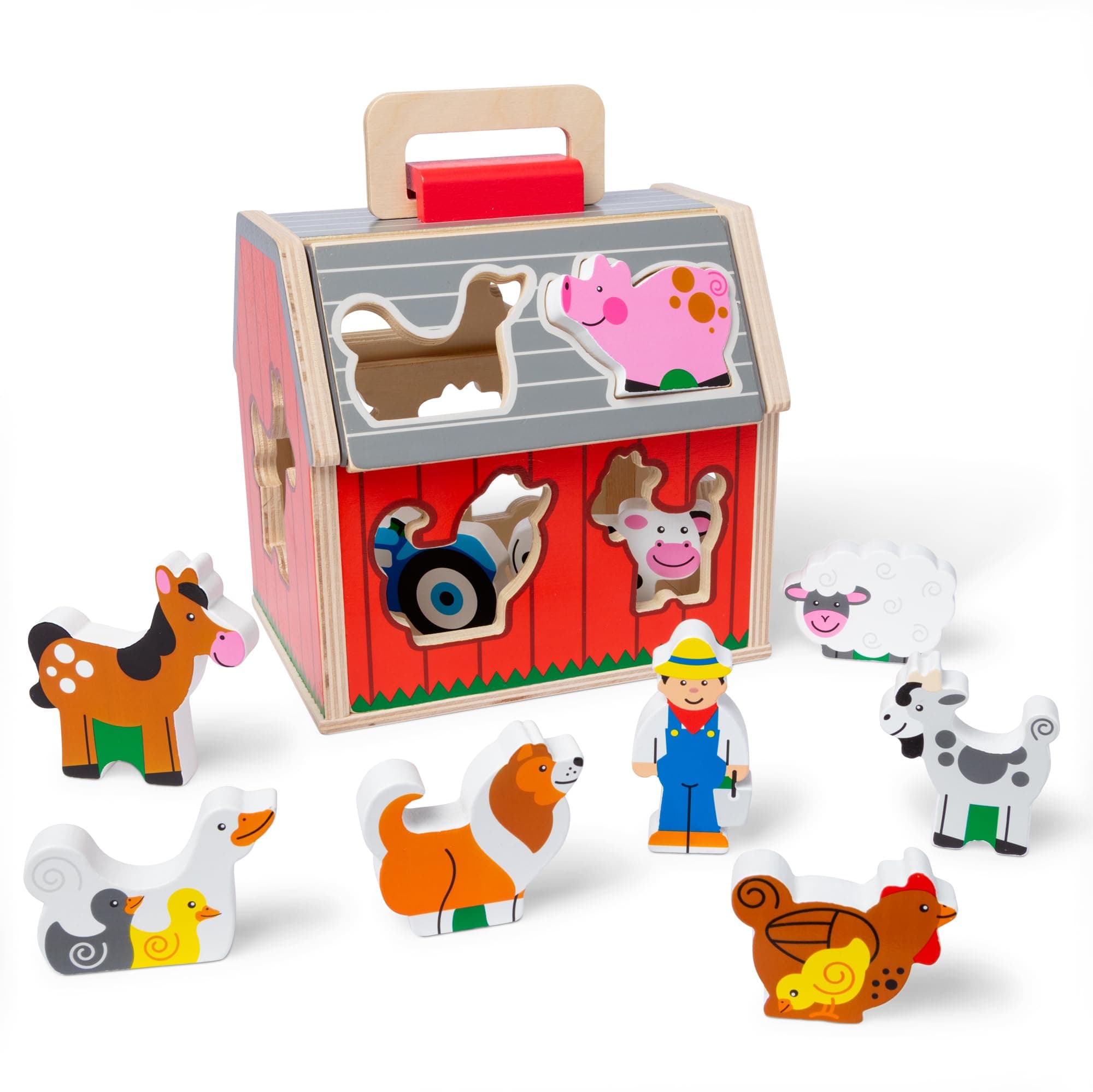 Melissa & Doug Take Along Sorting Barn