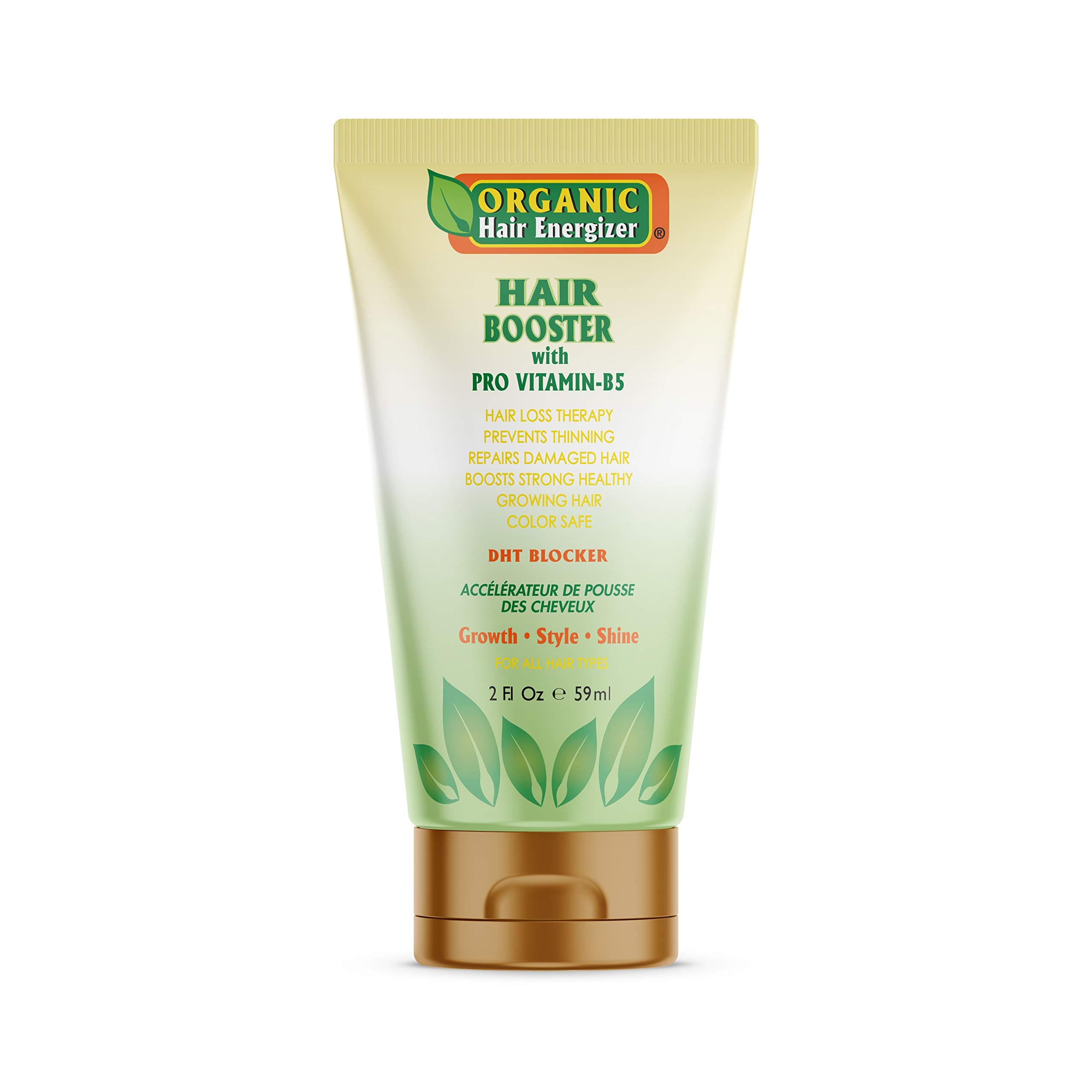 Organic Hair Energizer Hair Growth Booster , green , 2 Oz