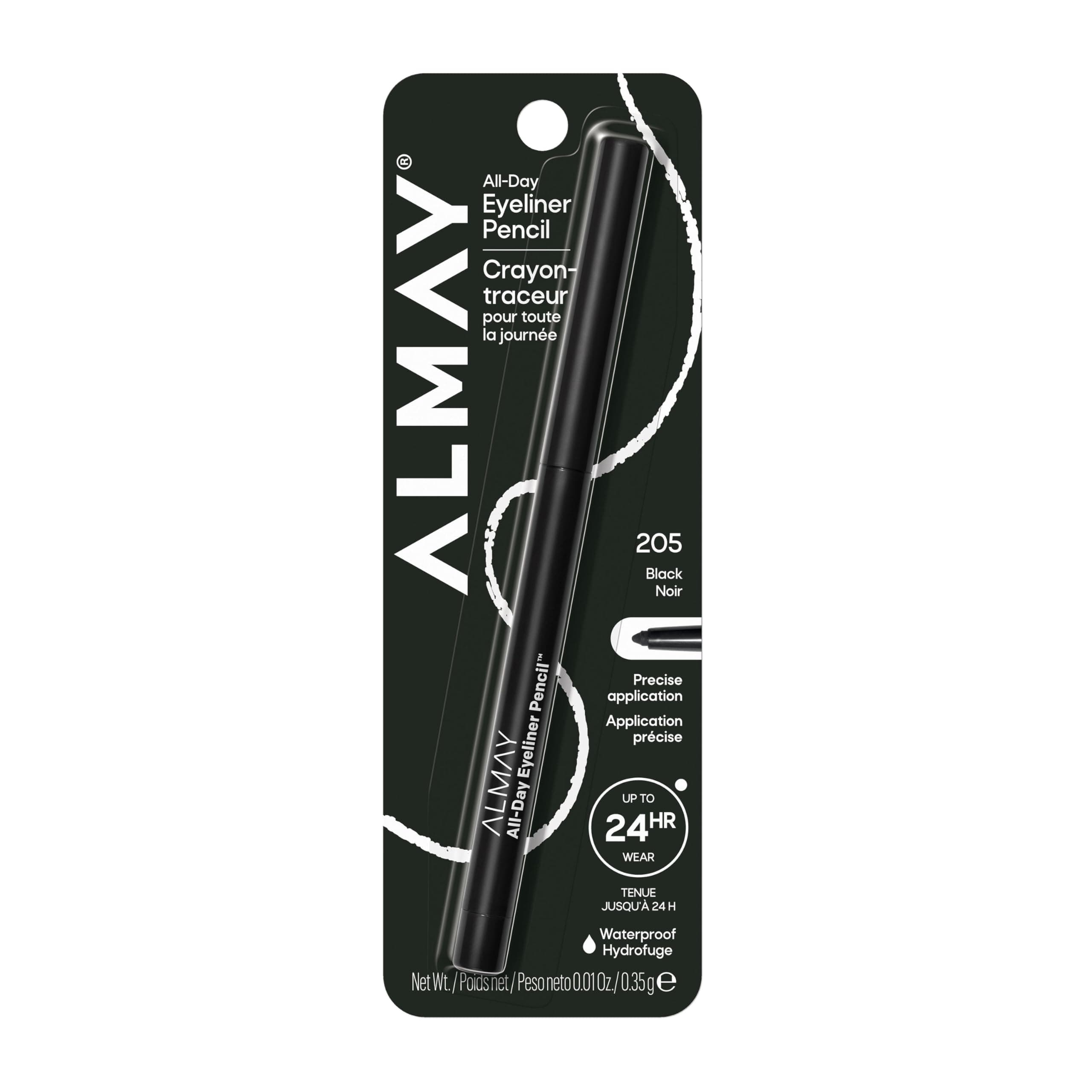 ALMAY - Eyeliner Crayon Contour #205 Black Noir - 0.01 oz. (0.28 g)