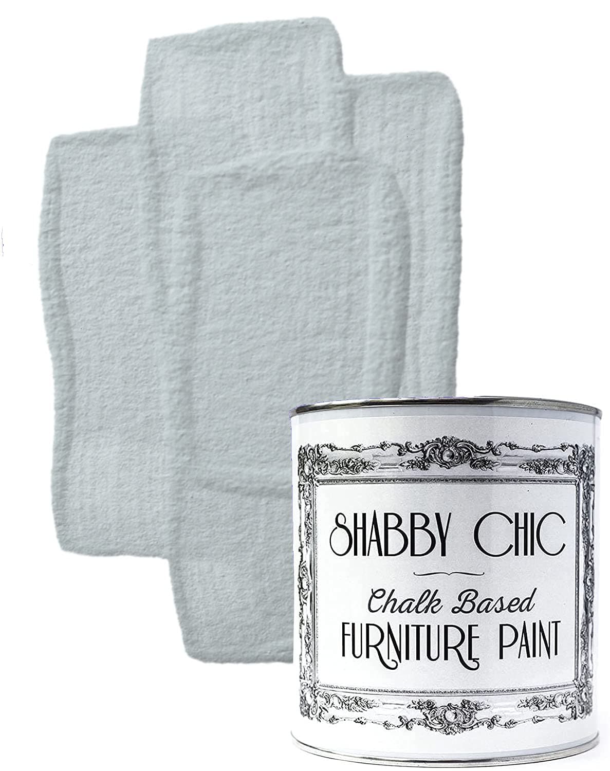 Shabby Chic Chalk Based Furniture Paint, Caesious - 250 ml | Distressed Matt Finish for Furniture, Home Decor or DIY Projects | Interior & Exterior | Non-Sand, Suitable for Wood, Plastic & Metal