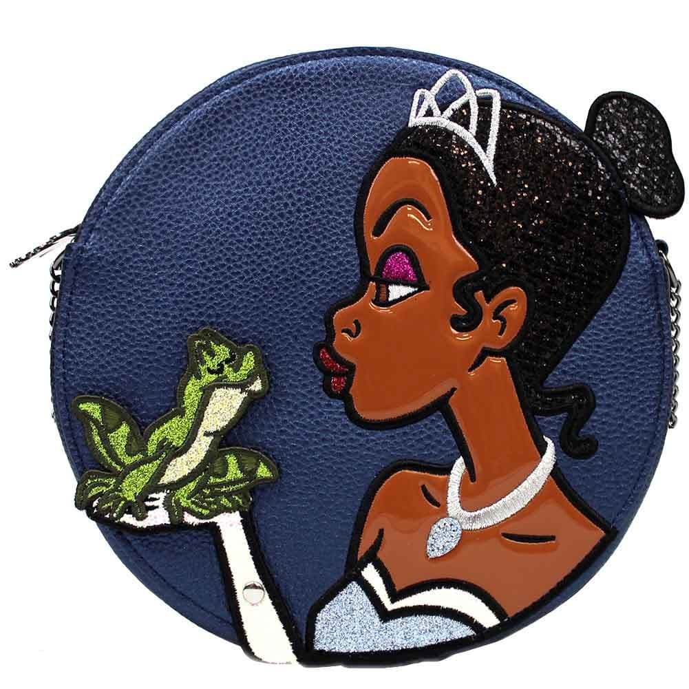 Danielle Nicole X Princess Tiana Kissing Frog Crossbody Bag