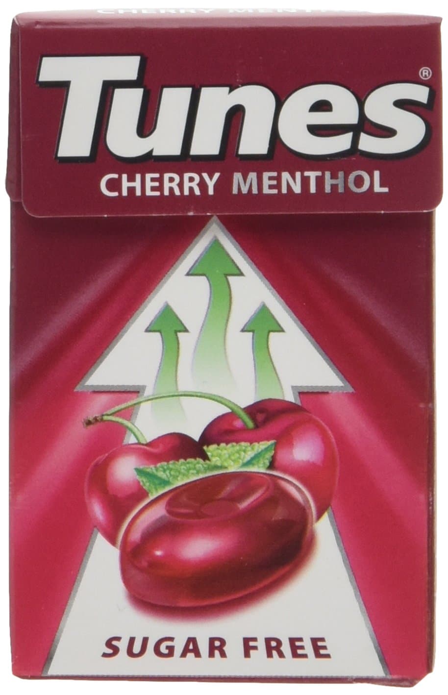 Tunes Throat Lozenges, Cherry Menthol Sweets, Sugar Free, 24 Packs