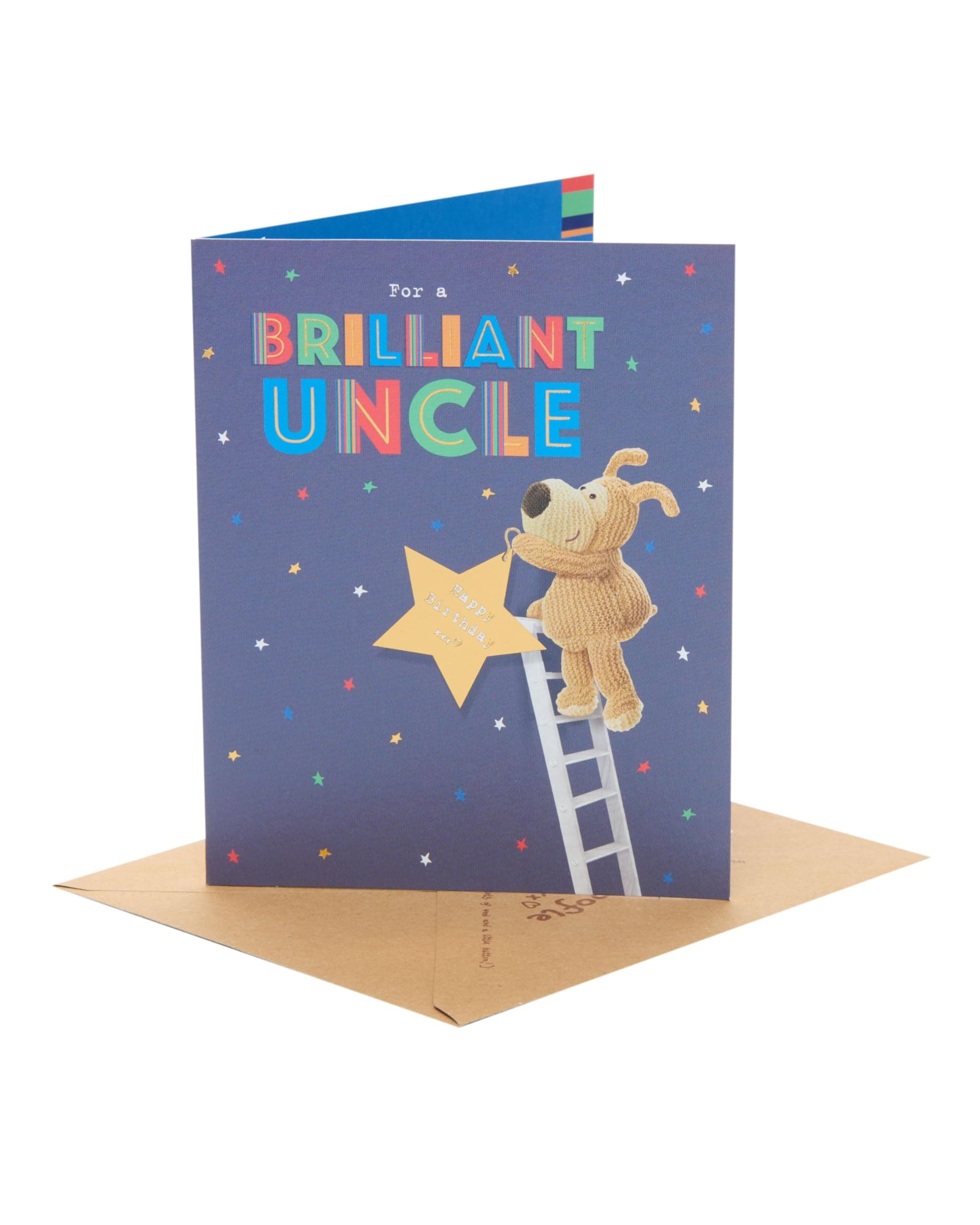 Boofle | Birthday Card for Uncle | Happy Birthday Gifts | Him, Boys, Men | Cute Design | With Envelope | 165 x 190 mm