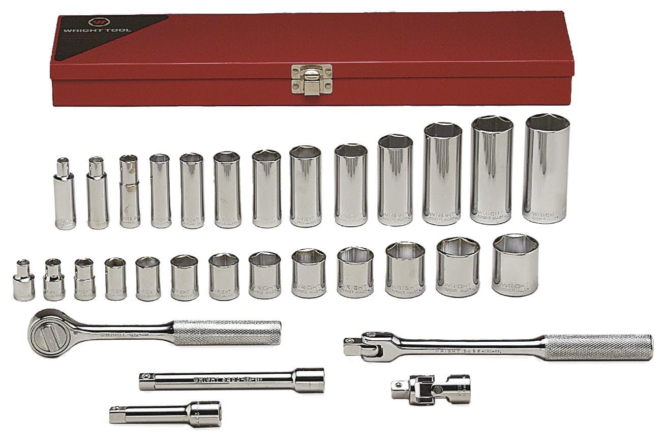 339 3/8" Drive, 6 Point Standard and Deep Socket Set (31-Piece)