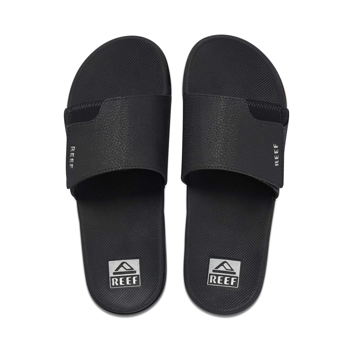 Fanning Men's Slide Navy Orange Sliders Flip Flops Sandals