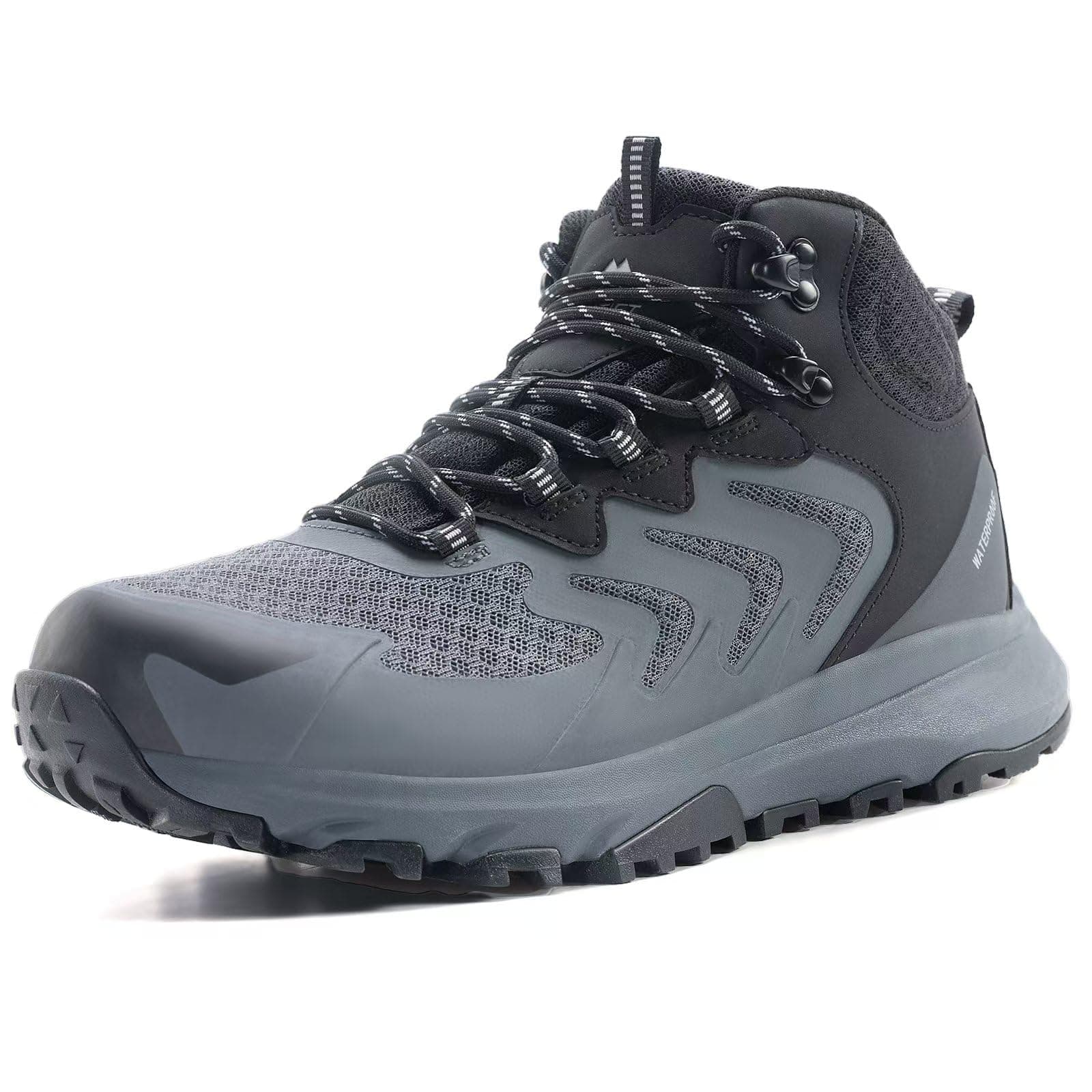 Men's Waterproof Hiking Boots Lightweight Comfortable Outdoor Walking Trail Boots Shoes