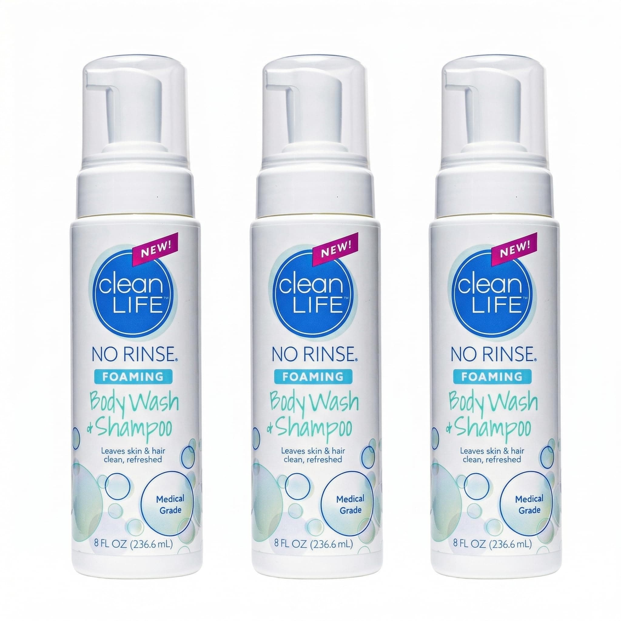 No-Rinse Foaming Body Wash