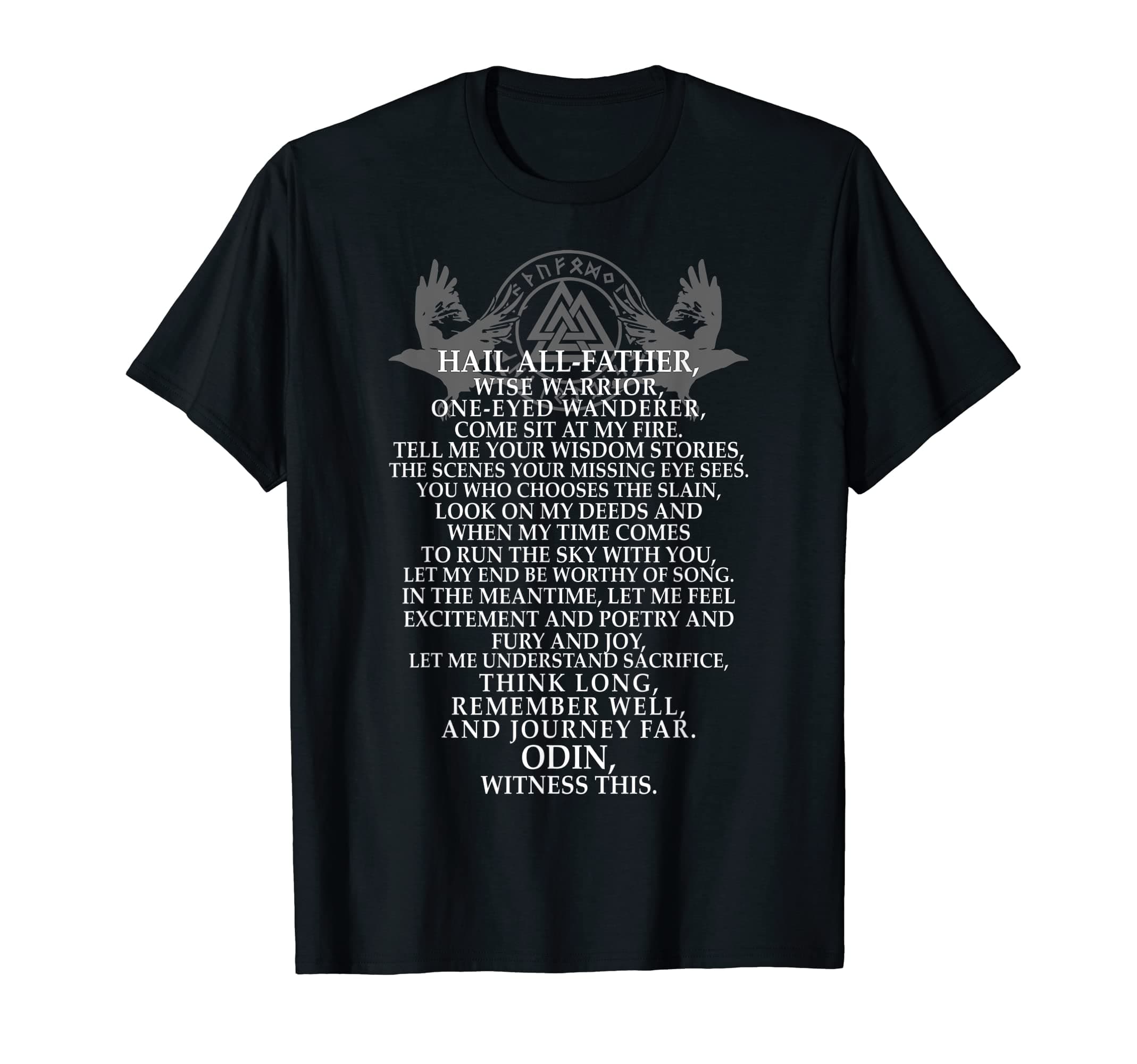 Viking Prayer Norse Mythology T Shirt Valhalla T-Shirt