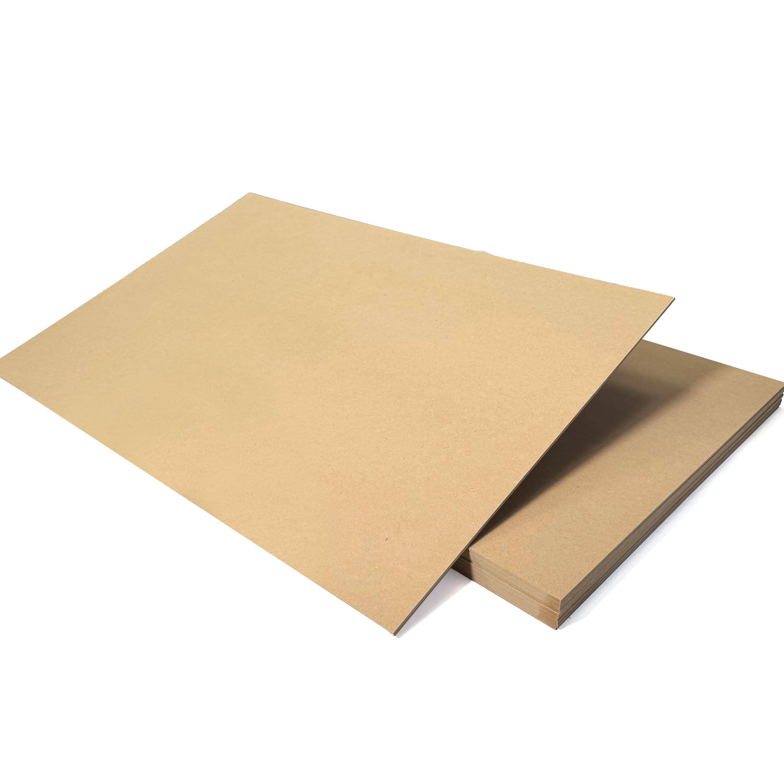 10 Boards of 12”x 19”, 3mm 1/8th inch MDF (Medium Density Fibreboard), Glowforge Ready, Unfinished | for Laser Engraving, CNC, Wood Burning, Router, Scroll Saw. by Craft Closet