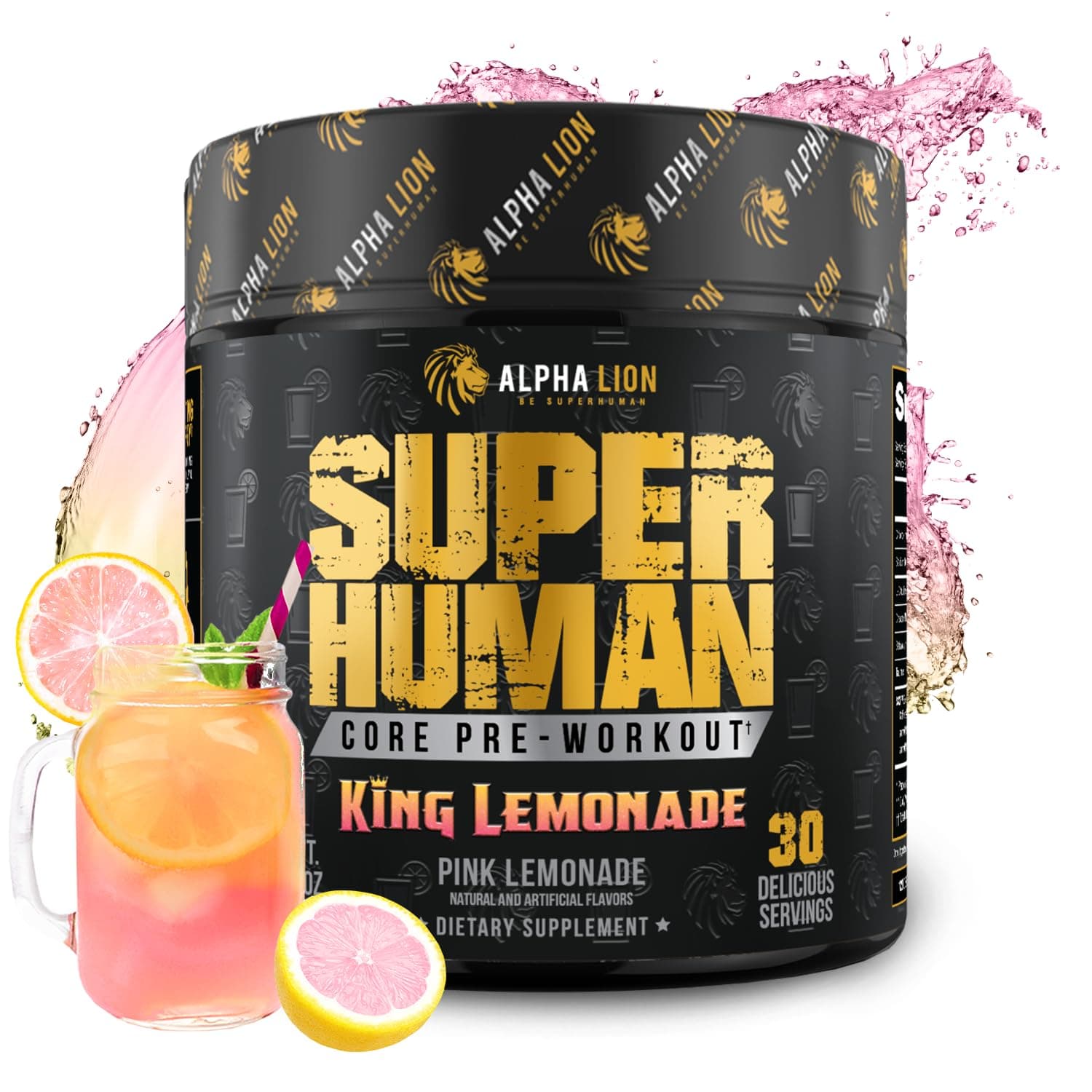 ALPHA LION Basic Pre-Workout With Creatine To Improve Performance, Beta-Alanine To Increase Muscle Mass, L-Citrulline To Increase Volume And Caffeine From Three Sources To Maintain L