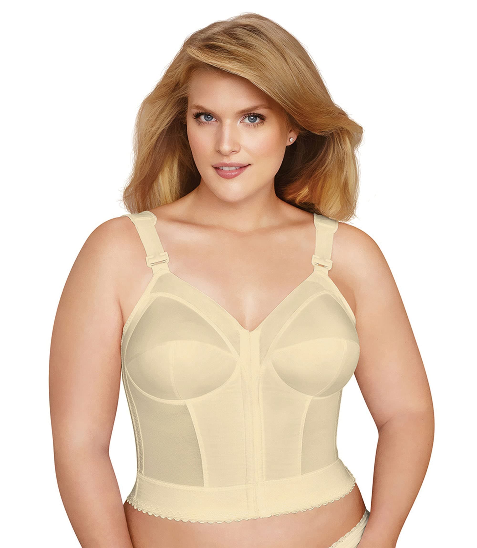 5107530 FULLY Slimming Wireless Back & Posture Support Longline Bra with Front Closure
