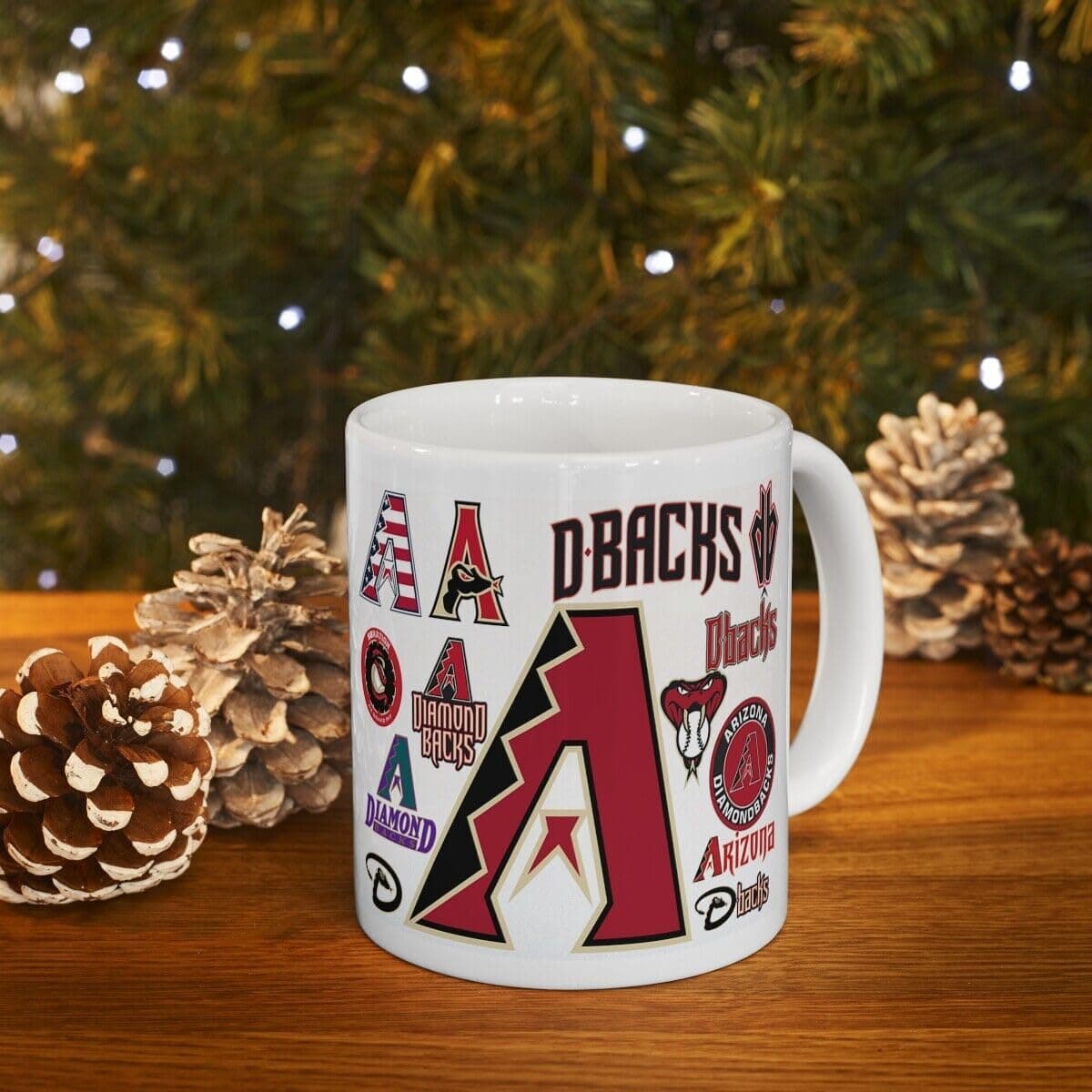 Diamondbacks Baseball Team Coffee Mug Baseball Lover Cup Diamondbacks Fan Mug Printed Coffee and Tea Ceramic Mug- 320 ML Ceramic Coffee Mug 2309