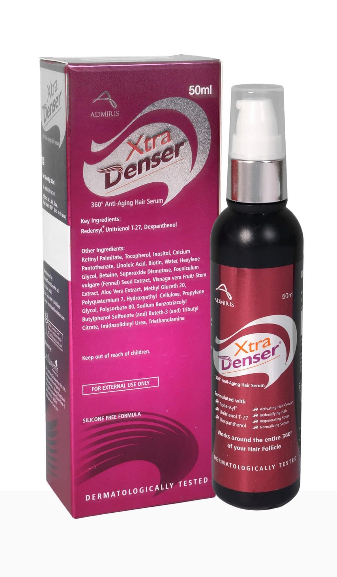 Xtra Denser Hair Serum 50ml BLACK