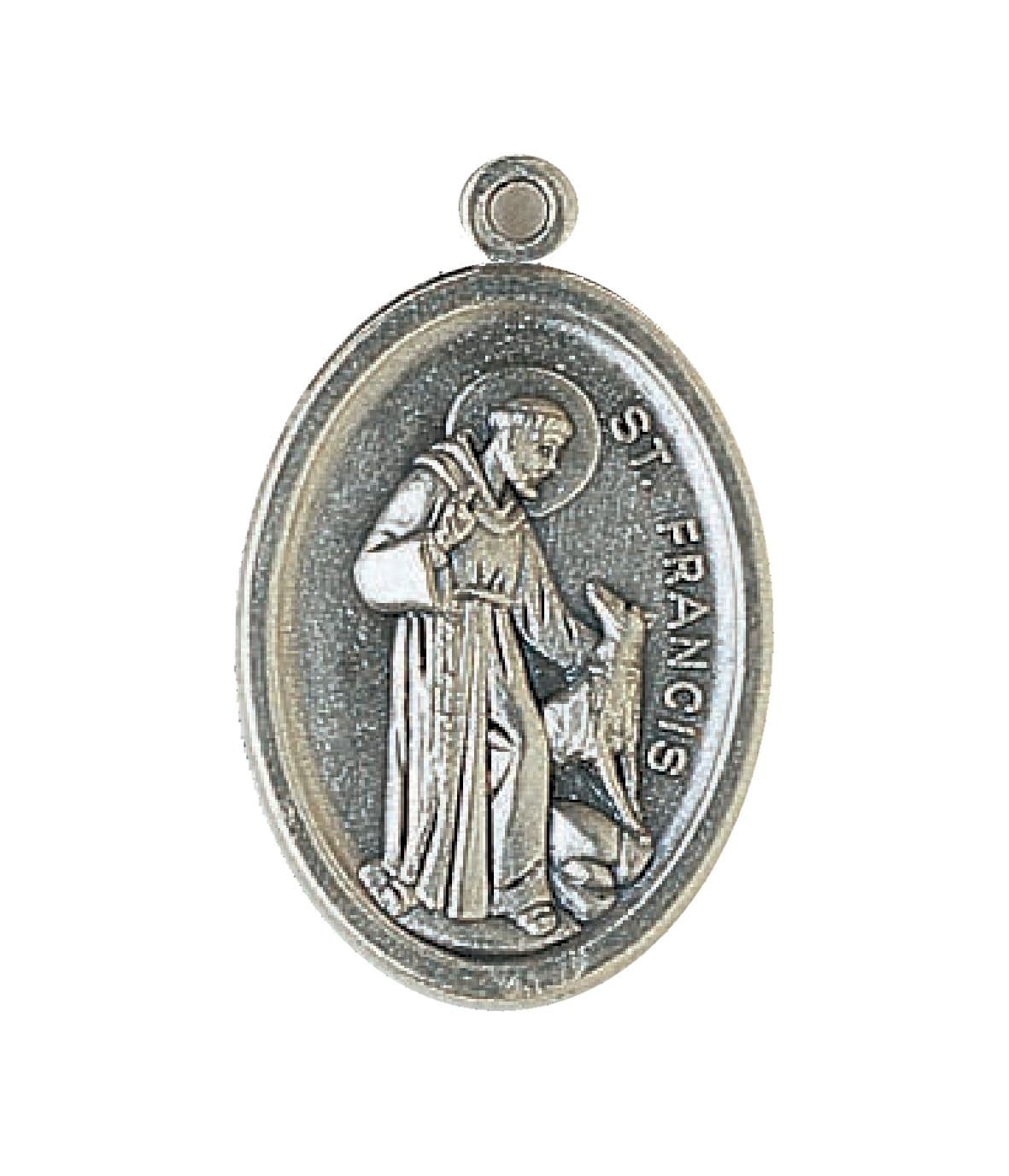 bomap St. Francis Wolf Saint Christopher 100 Medals 100% Made in Italy Religious Gifts