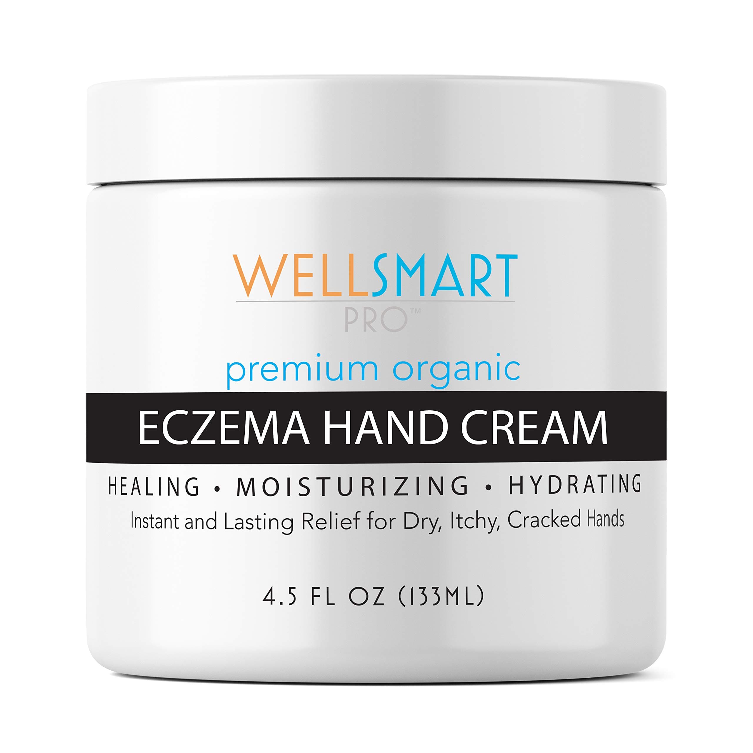 Eczema Hand Cream – Premium Organic Hand Moisturizer Treatment – Faster, Longer Relief for Dry, Cracked Hands & Fingers – Soothes Rash & Irritation - For Adults, Kids, Baby - Fragrance-Free