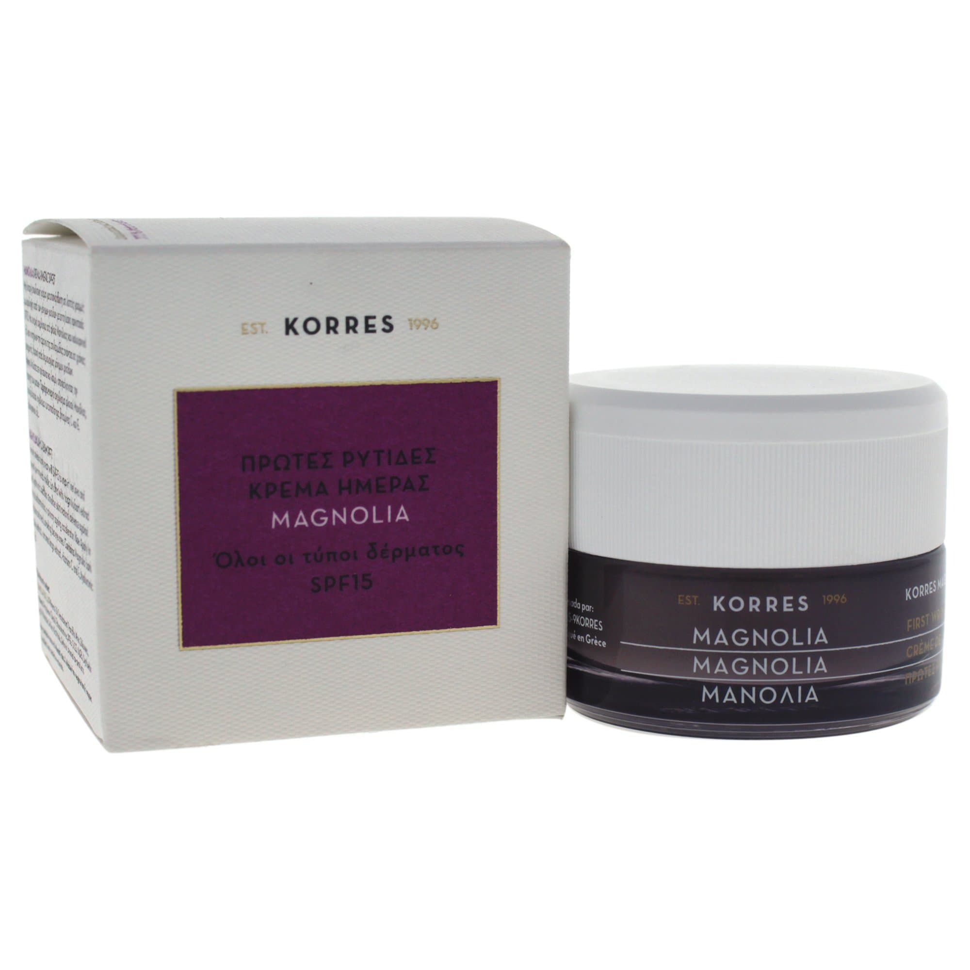 Korres Magnolia Bark Prevention and First Signs of Ageing Day Cream with SPF 15 40 ml