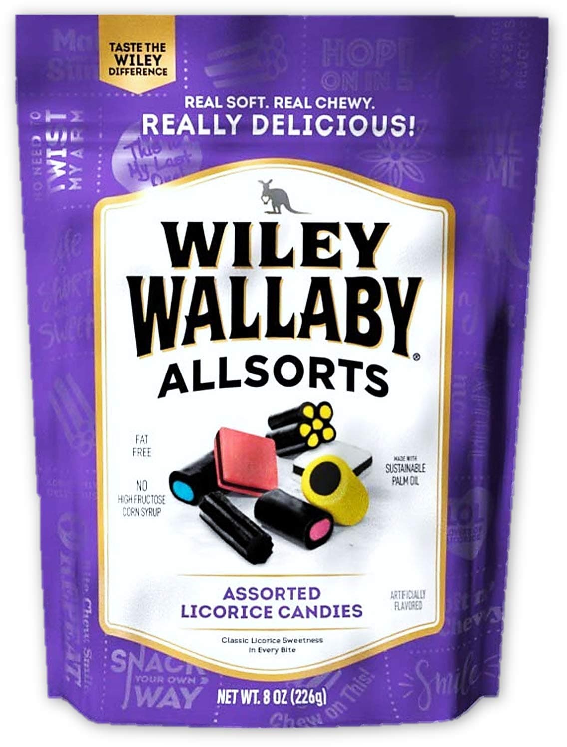WILEY WALLABY Kenny's Liquorice, Allsorts, 8 Ounce