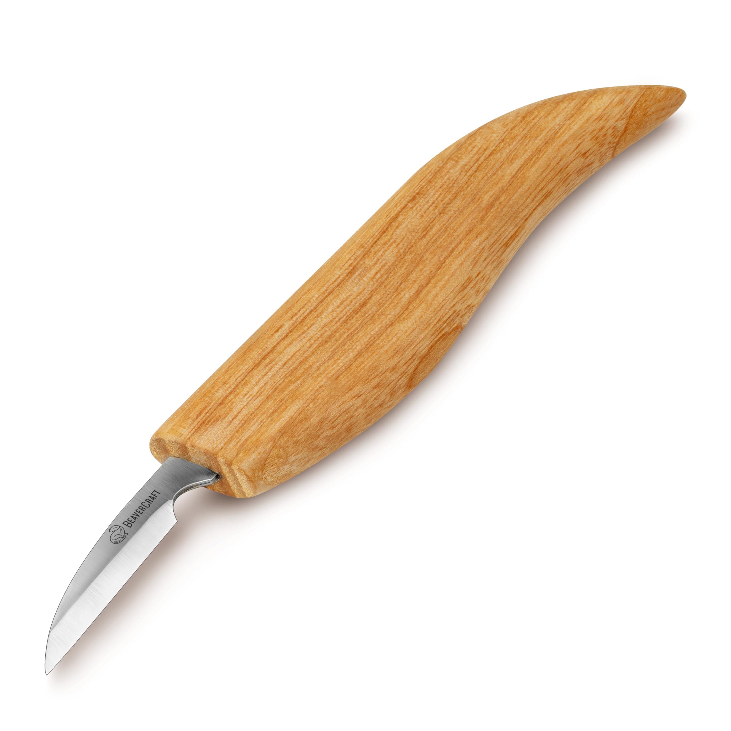 BeaverCraft Wood chip Carving Detail Knife for fine Wood Cutting and Thin Detailing The Best Knife for Small Whittling and fine cuts C7 by BeaverCraft