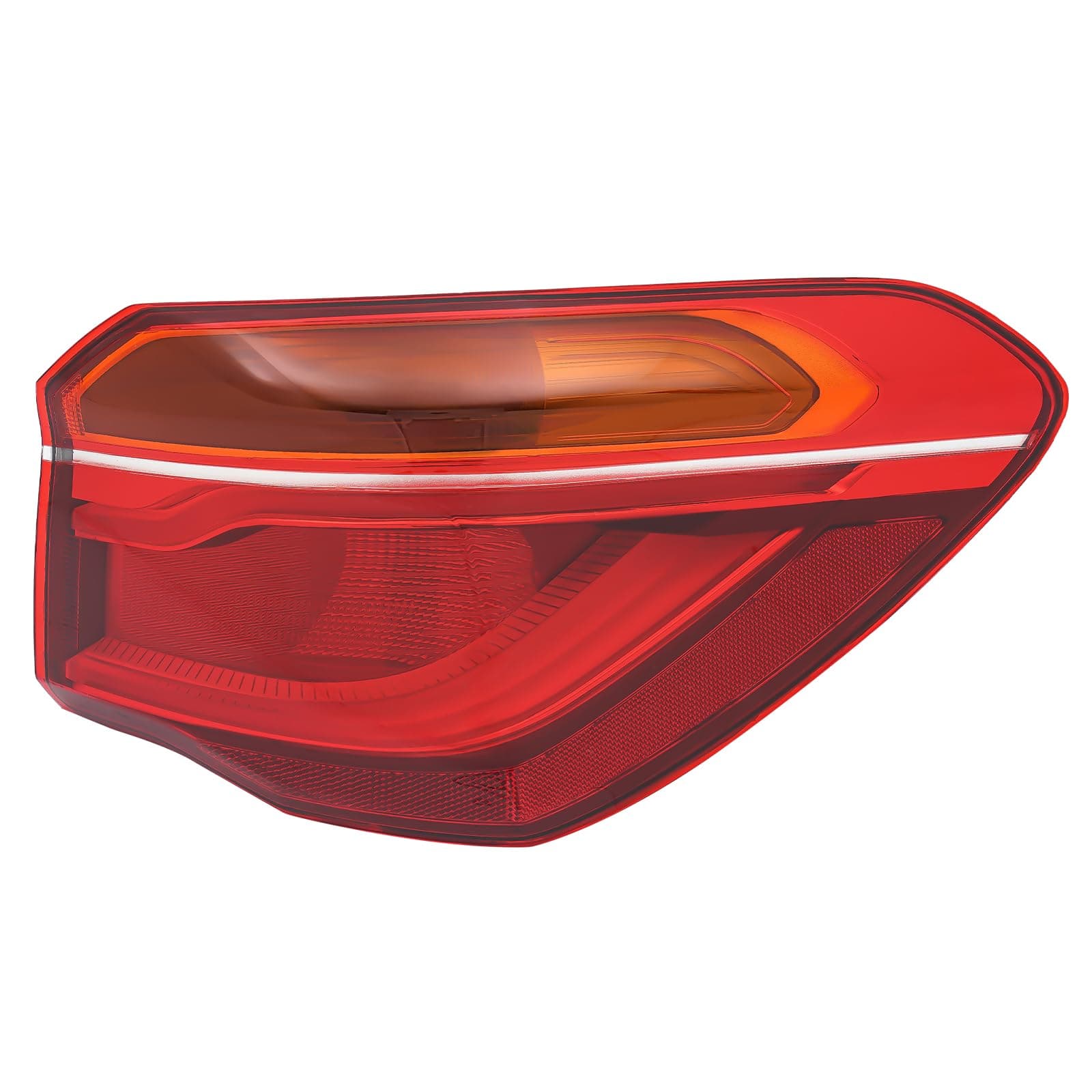 Passenger Side Tail Light Compatible with 2016 2017 2018 2019 X1, Right Side LED Taillight Rear Tail Taillight Replacement for 63217488548, Black Housing