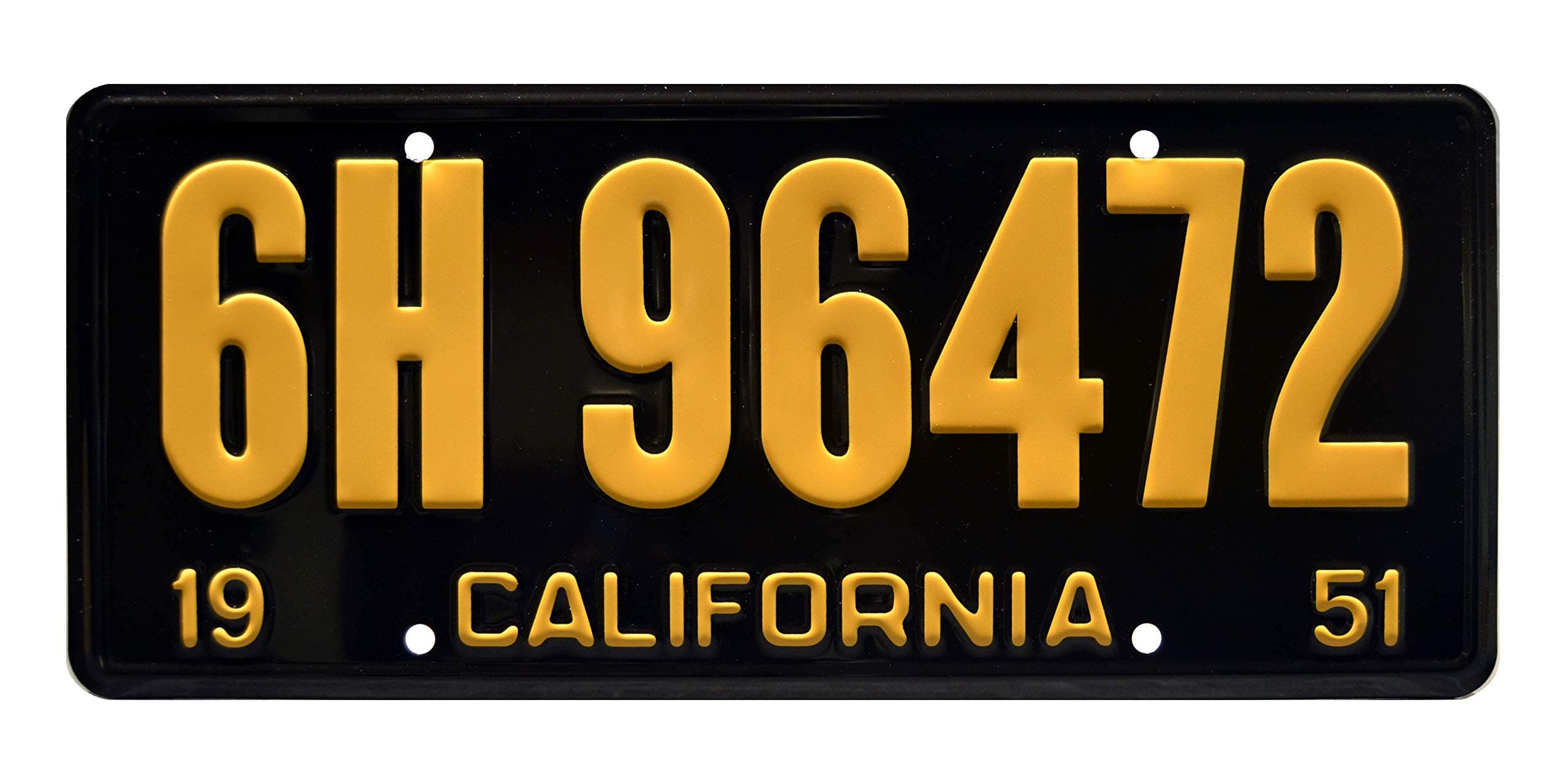 Celebrity Machines Back to The Future | 6H 96472 | Metal Stamped License Plate