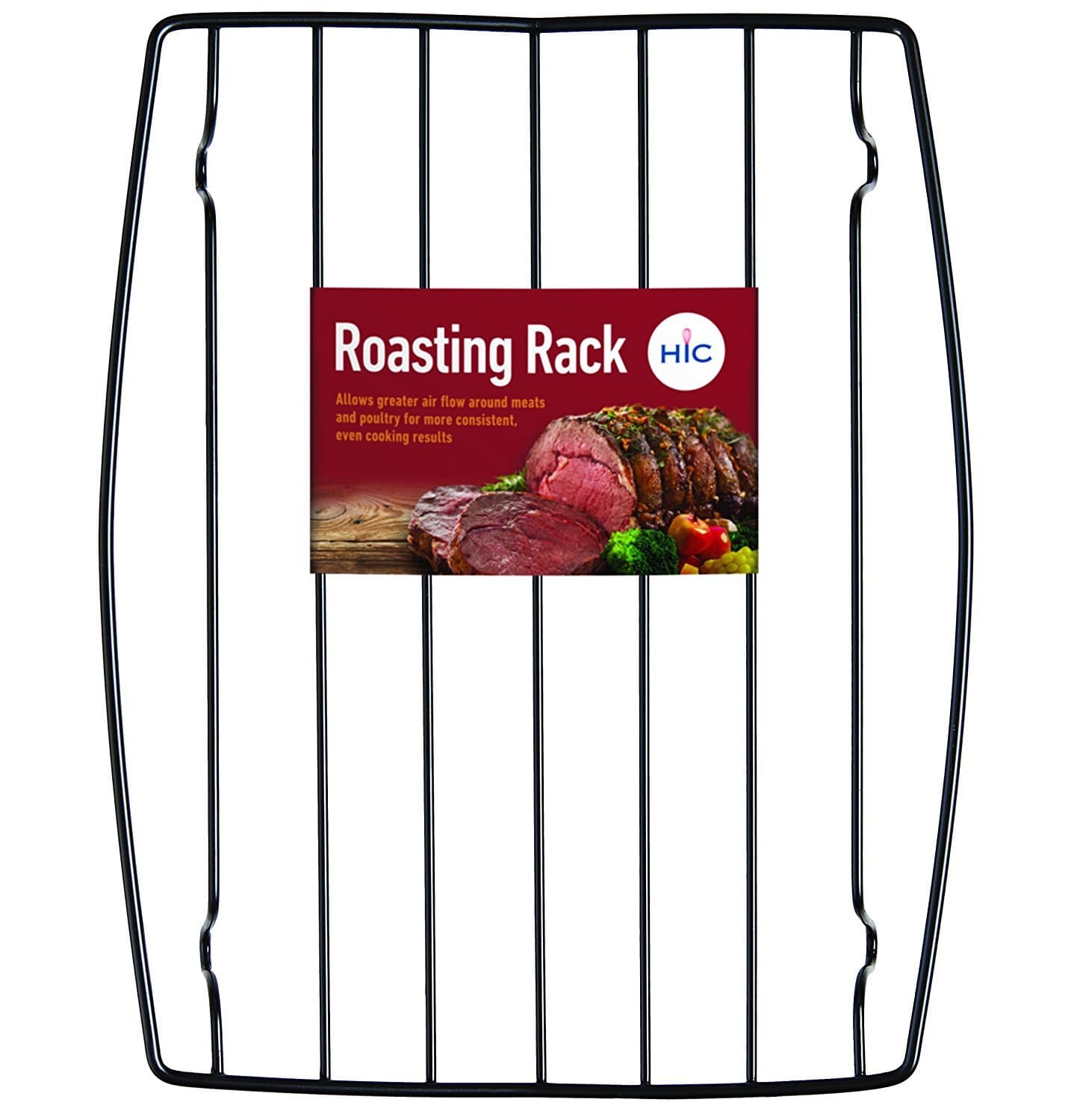 HIC KitchenRectangular Wire Roasting Rack, Nonstick