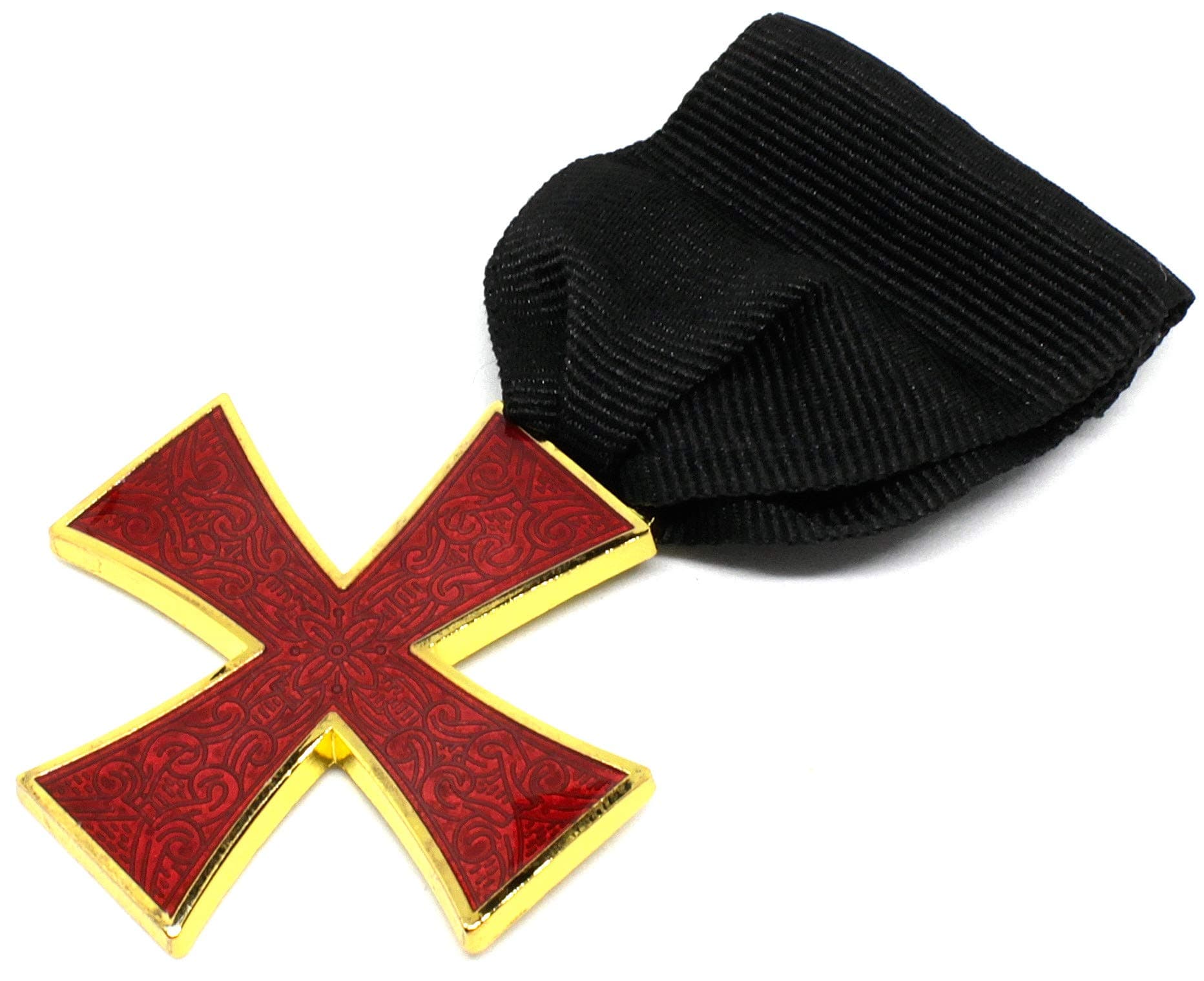 Masonic Knights Templar Order of the Red Cross Jewel K.T FREEMASON BADGE