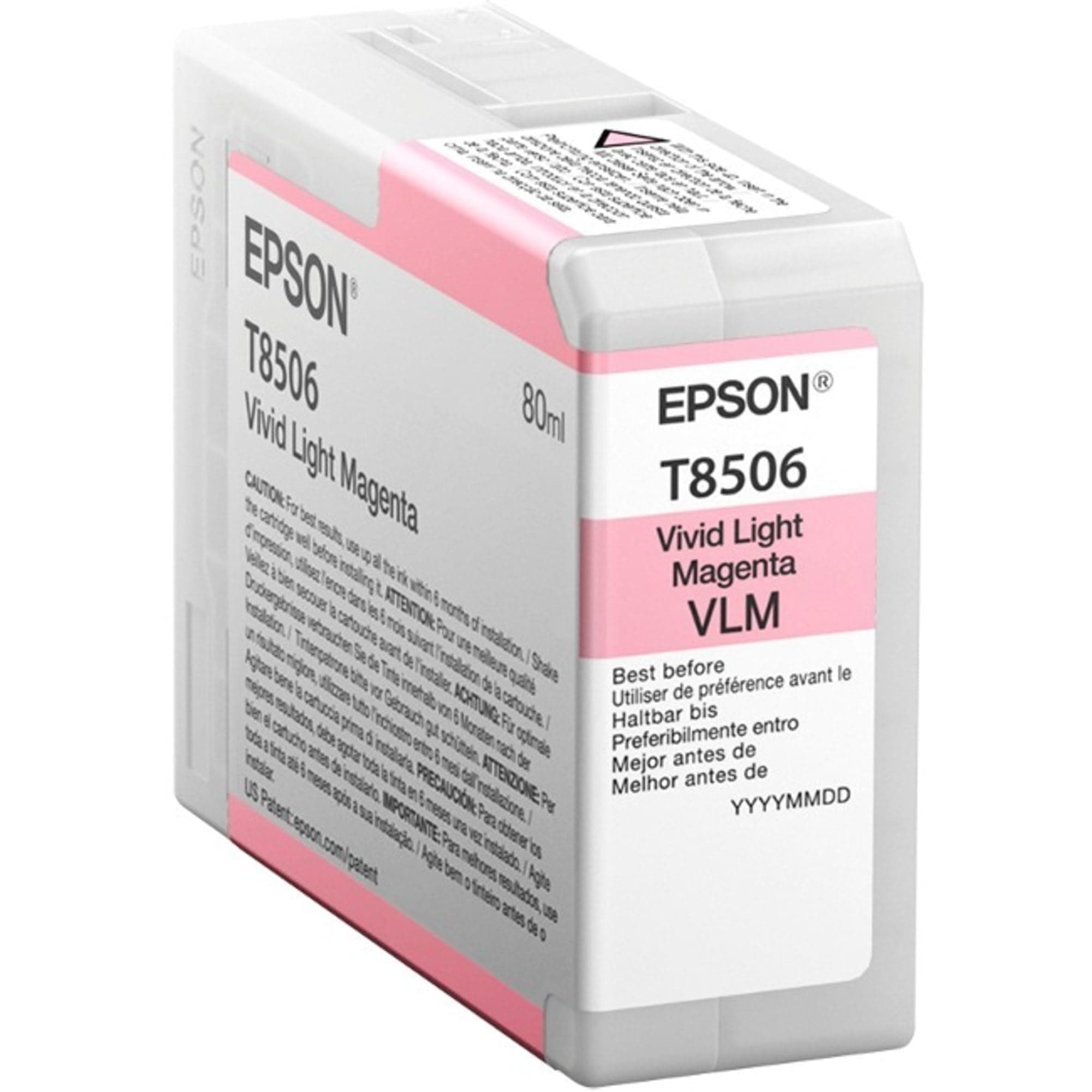 Epson T850600 T850 UltraChrome HD Vivid Light Magenta -Ink