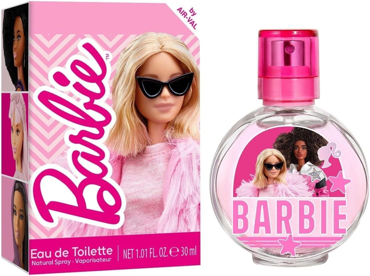 Barbie Children Eau de Toilette Natural Perfume Spray | Vegan, Cruelty-Free, Dermatologically Tested EDT Spray for Kids & Teens | Stain-Free Perfume | Safe Daily Fragrance Gift, 30ml