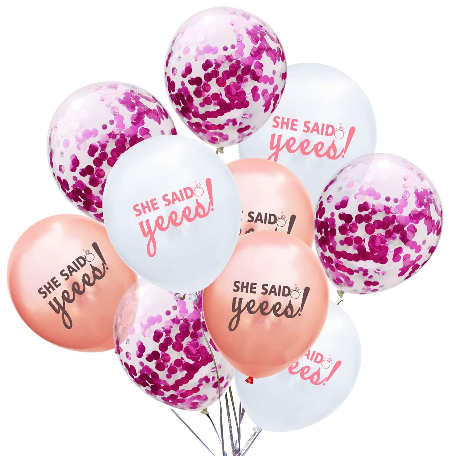 10pcs 12inch Balloon Color Latex Balloons Set Birthday for Party Wedding Festival Celebrations Decoration Baby Shower QQ-47 (Color : 3, Size : 12")