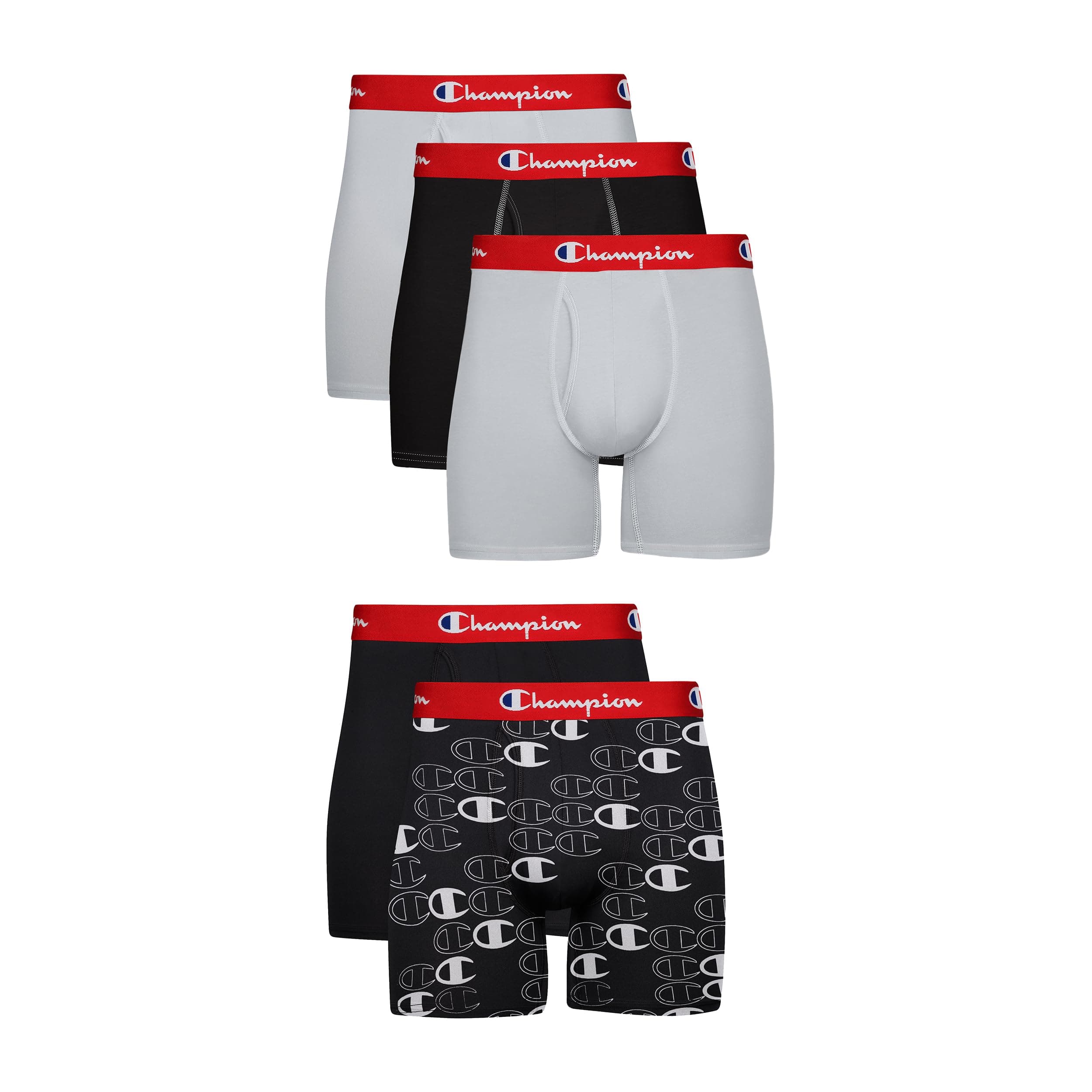 Champion Men's Everyday Active Lightweight Stretch Boxer Briefs