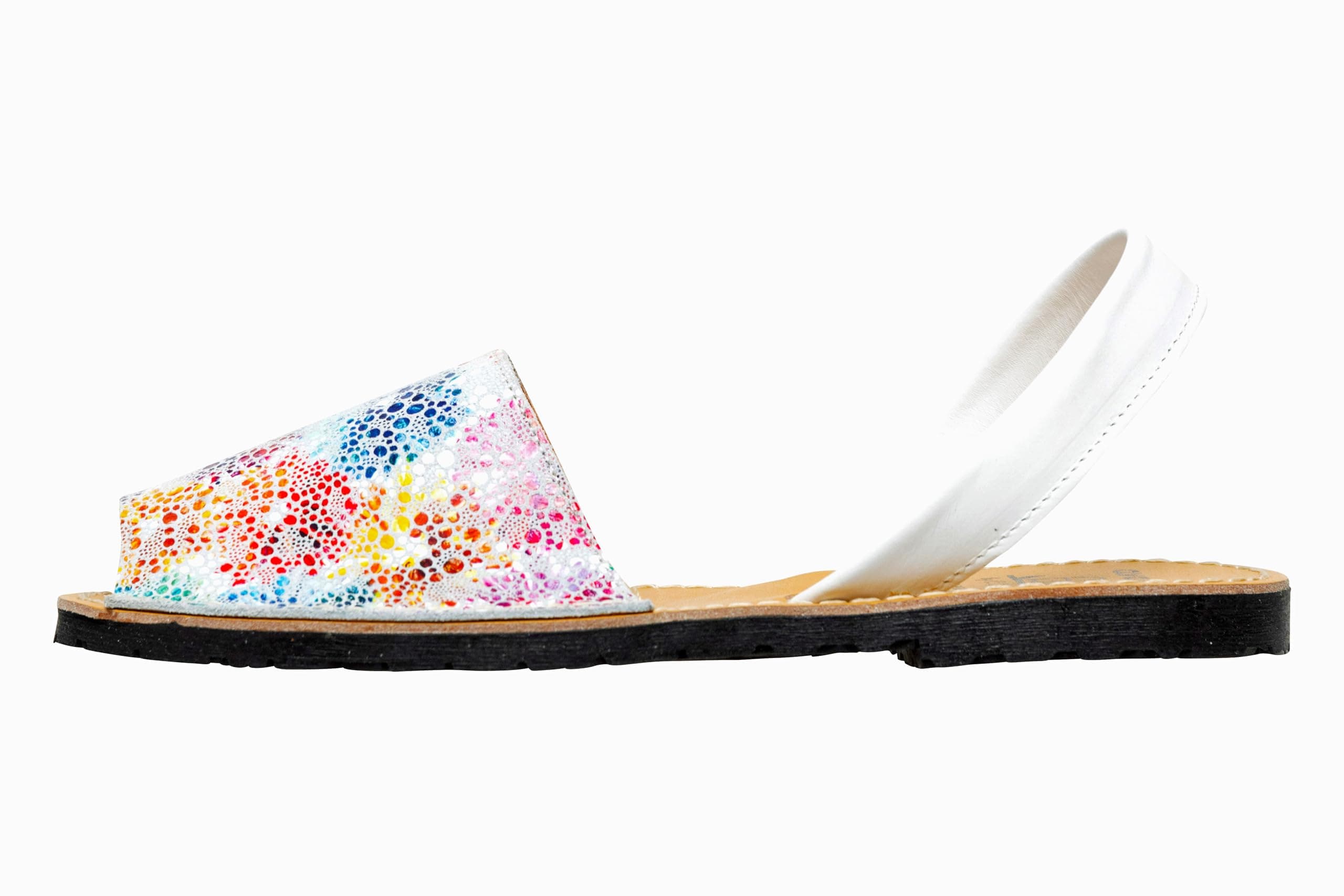 Avarcas Women's Genuine Leather Colourful Summer Sandals Espandrillos Menorquinas Menorca Sandals