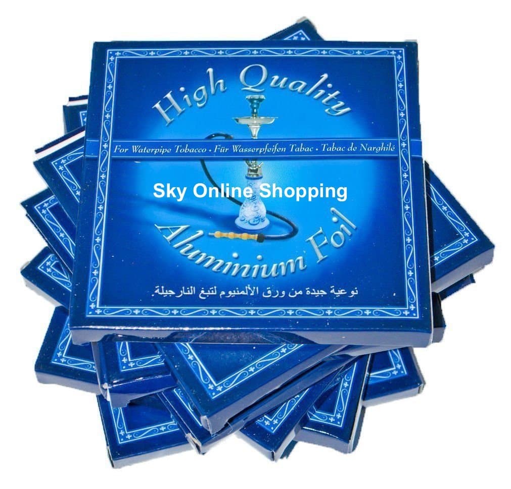 50 Pcs High Quality Aluminum Foils for Ceramic Shisha Nargila Hookah Foil