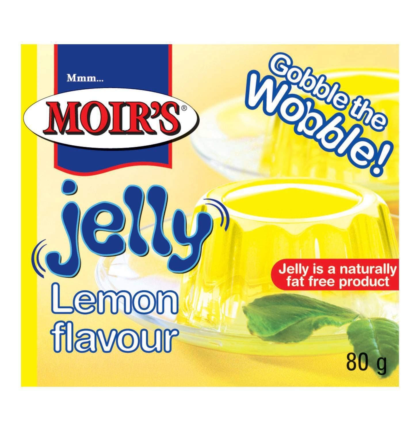 Moir's Jelly 80g | (Pack of 3) Choose Your Flavour (Lemon)