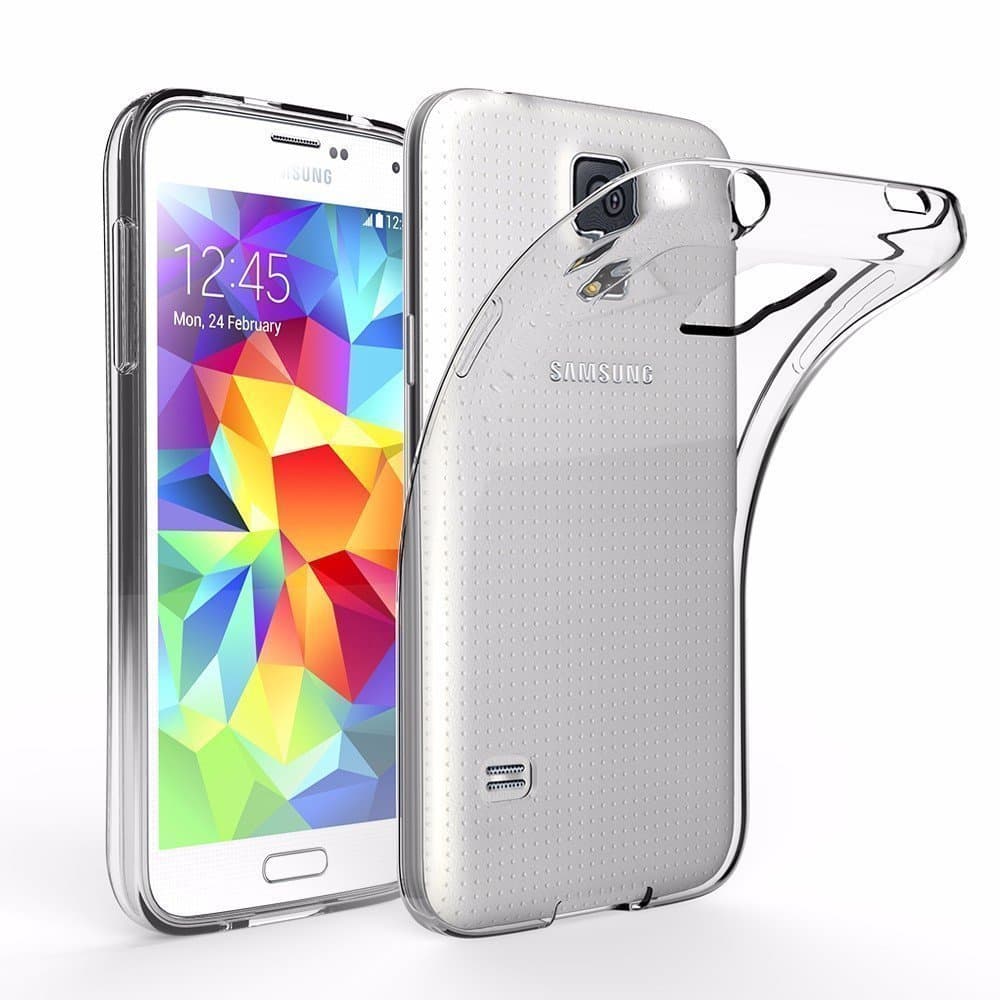 iPro Accessories Compatible with Samsung Galaxy S5/S5 NEO Case, Ultra - Thin [Clear Transparent] galaxy s5 / s5 neo Clear Silicone Gel Case Cover