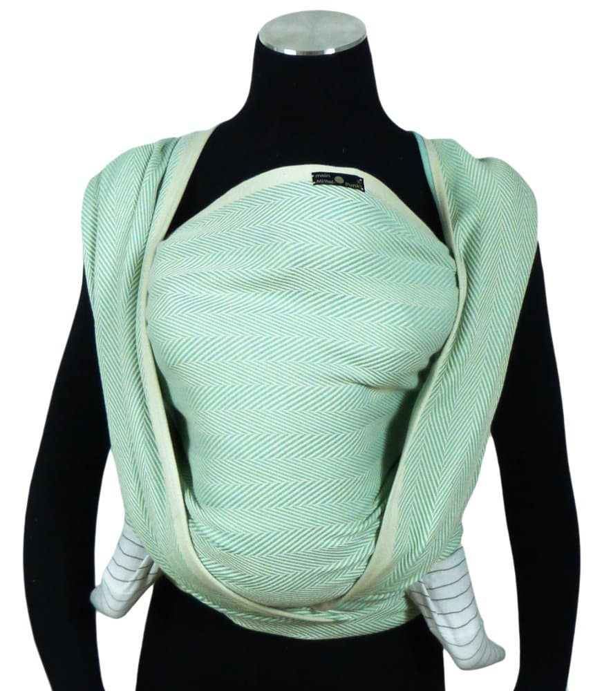 DidymosDidymos Woven Baby Wrap, Lisca Karibik, Size 7, 520 cm, Green