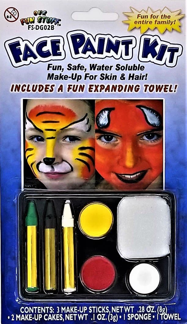 Our Fun Stuff Face Painting Kit (Party Halloween)