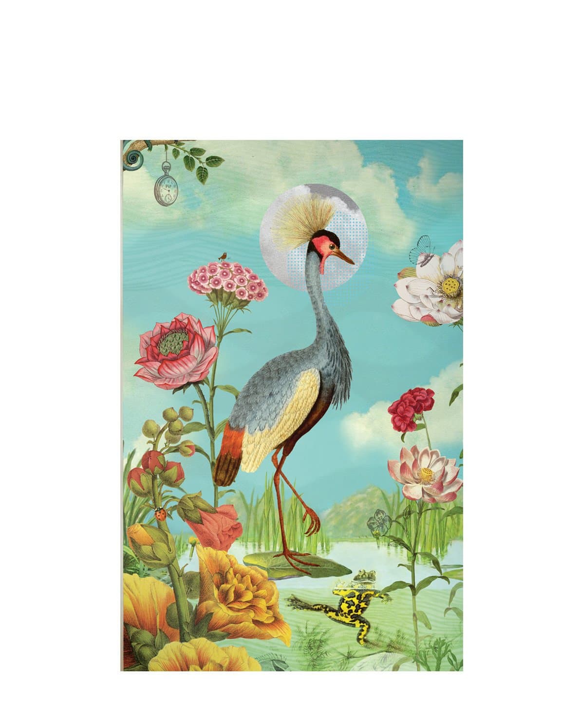 Wall Picture Eijffinger PIP wallpaper 341099 Kiss The Frog Pond 2.80 x 1.86 m