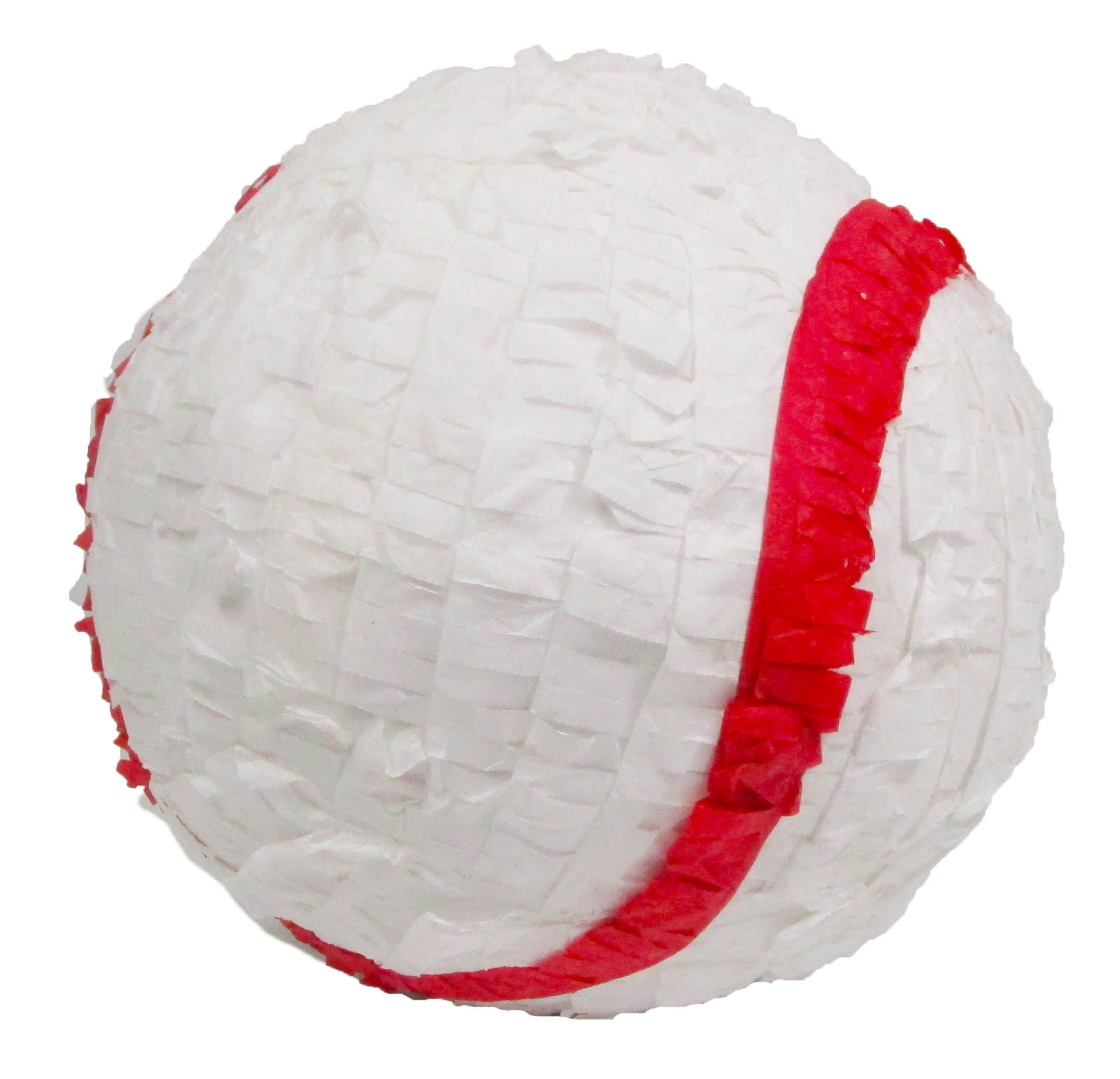 Pinatas Baseball for Kids Birthdays - 12 in x 12 in x 12 in Party Game, Decoration, Table Centerpiece, Photo Prop, Room Decor and Collectible with Hanger and Fill Door for MLB and Sports Fans