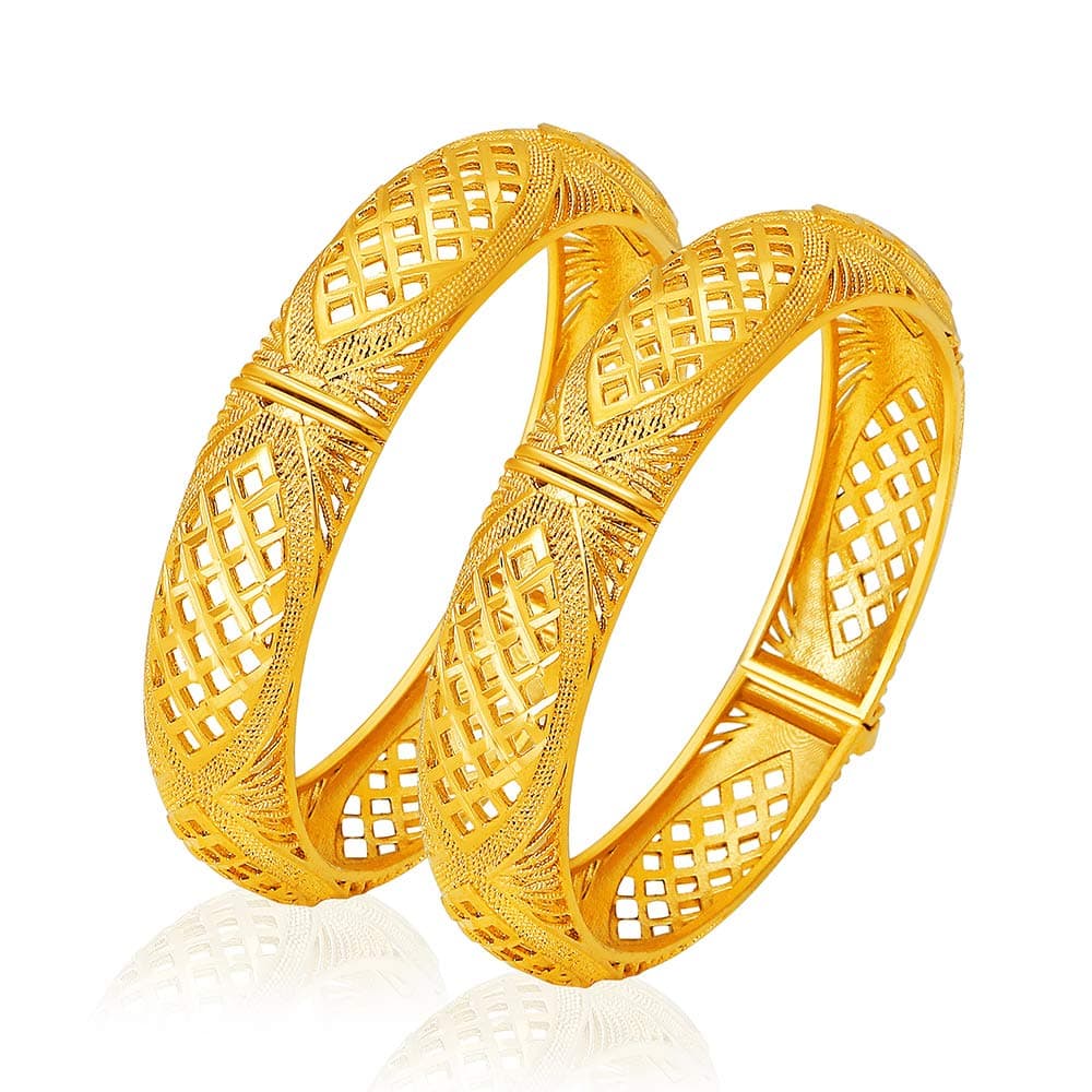 Valantines' Day Gift Gift for her 2PCS/lot 24K Gold Plated Openable Bangles for women Christmas Birthday gift Idea