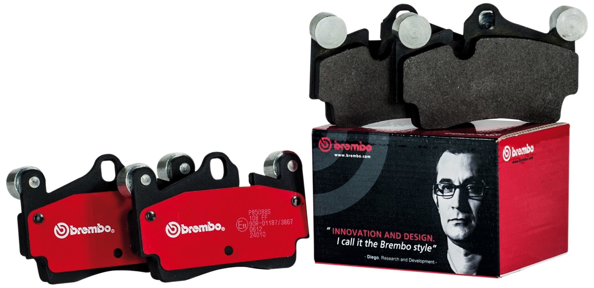 Brembo P06054N Premium Ceramic Front Disc Brake Pad Set BMW/BMW (BRILLIANCE) OE# 34116794913