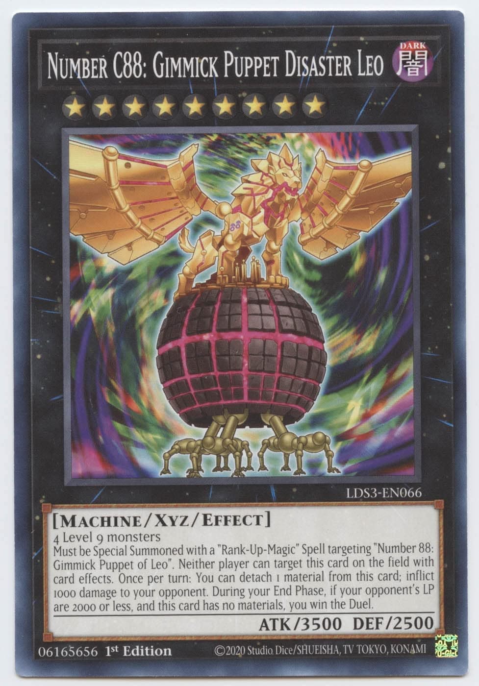 Number C88: Gimmick Puppet Disaster Leo - LDS3-EN066 - Common - 1st Edition
