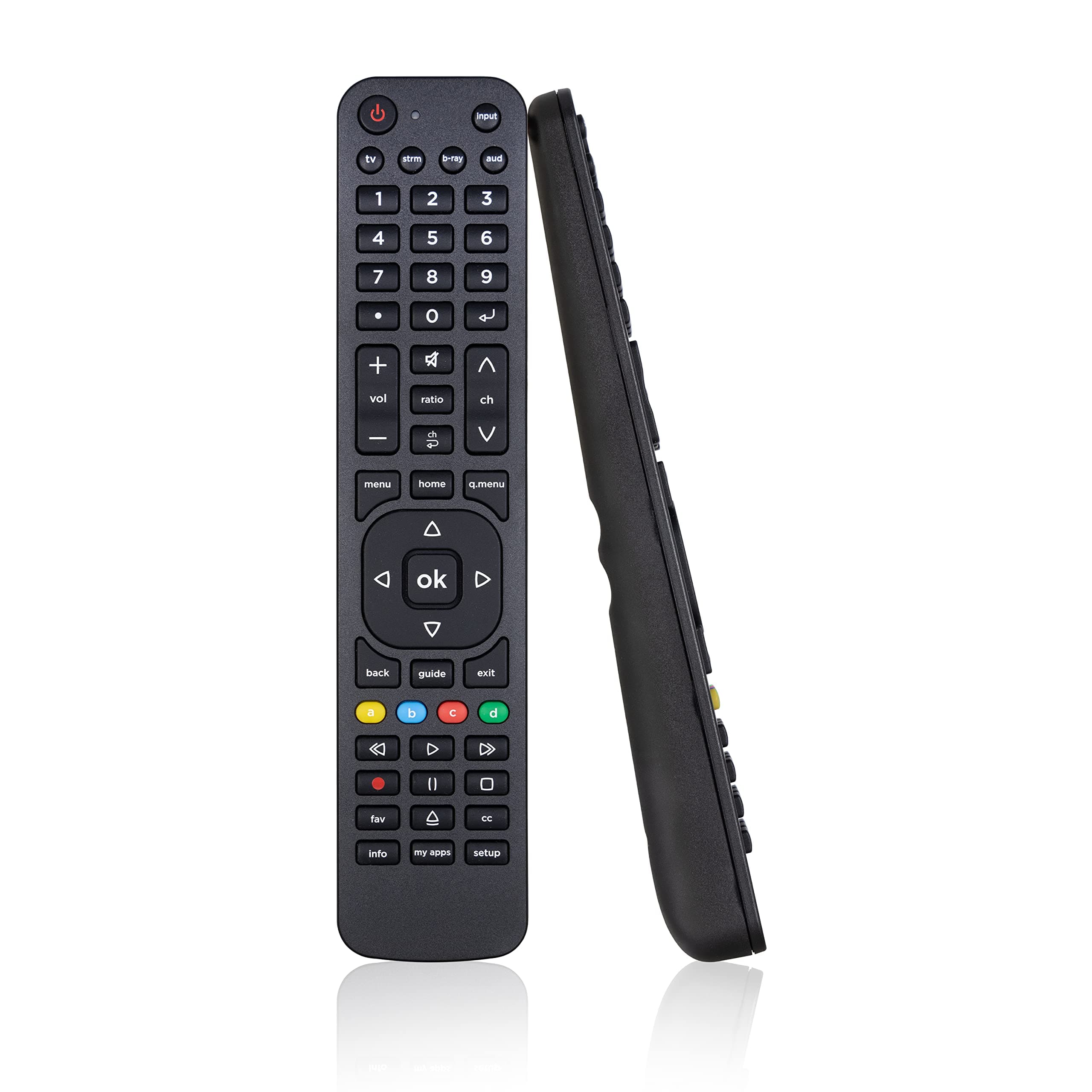 UltraPro 4-Device Replacement Remote for LG Compatible with LED LCD HD UHD 4K HDR Smart TVs Plus Universal Remote Control Function for Streaming Players, Sound Bars, Blu-ray, DVD, and More, 67209