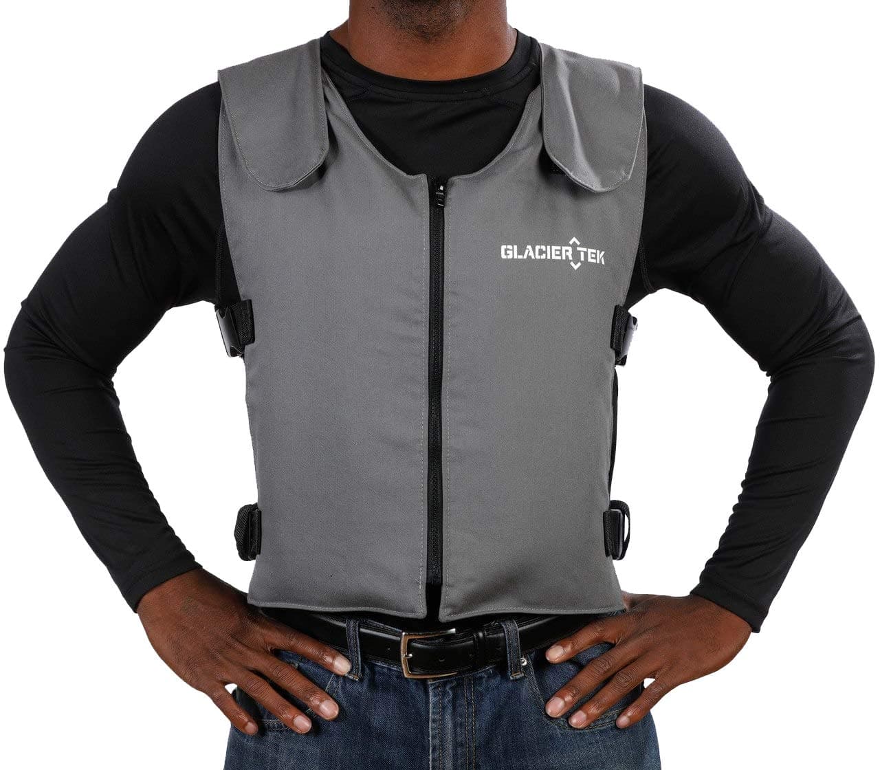 Original Cool Vest with FR3 Flame-Retardant Banox Fabric and Nontoxic Cooling Packs