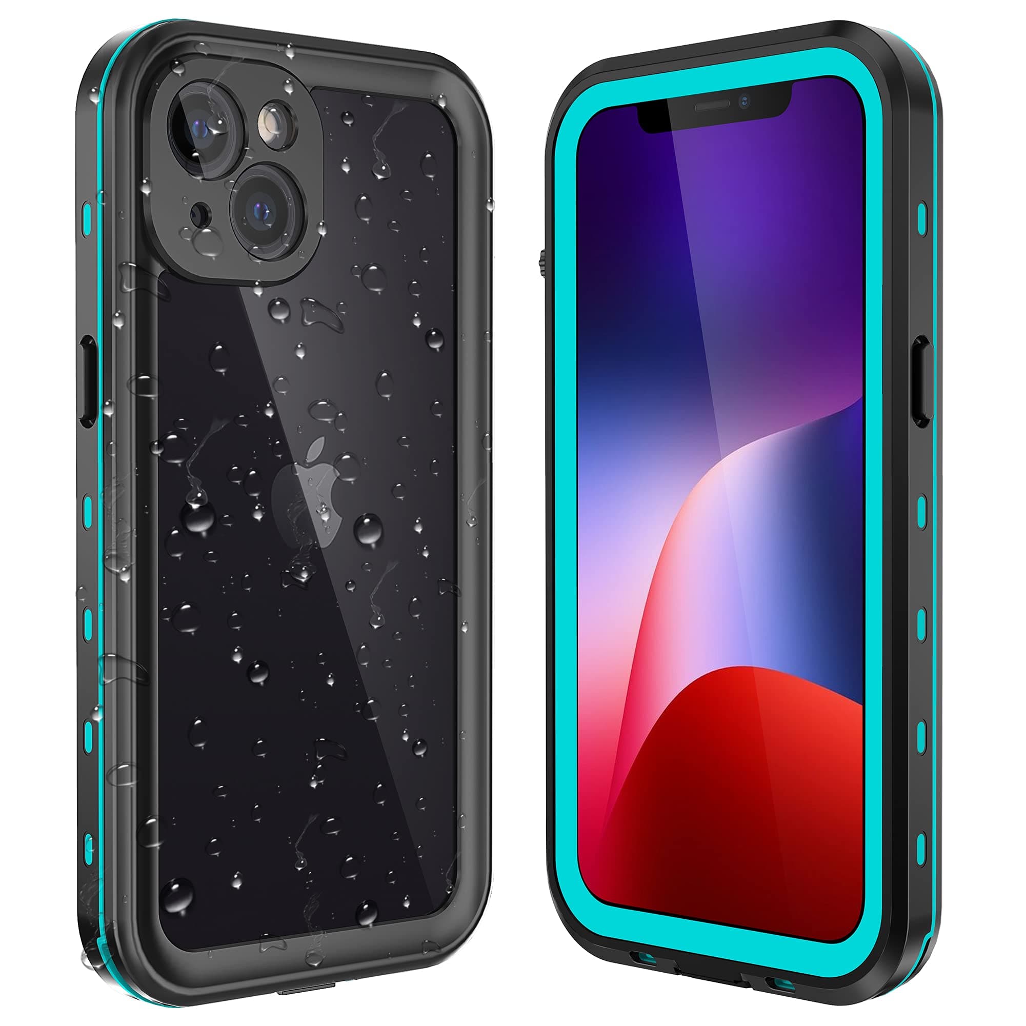 comossofor iPhone 13 Case Waterproof Shockproof Dustproof Built-in Screen Protector, Rugged Heavy Duty Full Body Protection Phone Cover for iPhone 13 6.1 inch