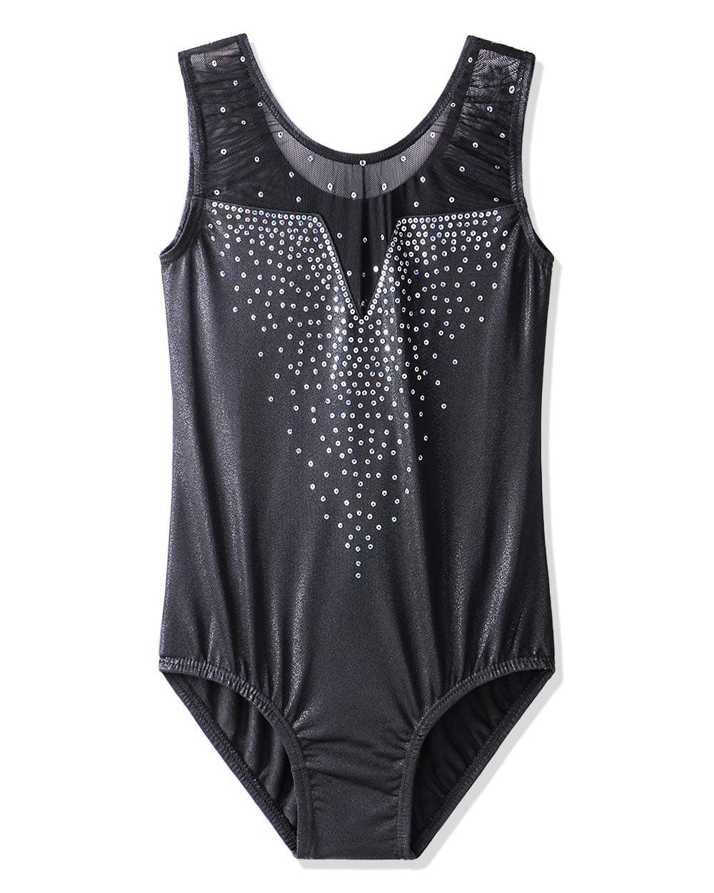 Gymnastics Leotard for Girls, Long Sleeve, Shiny, Diamond, Ballet, Dance, One Piece Outfit