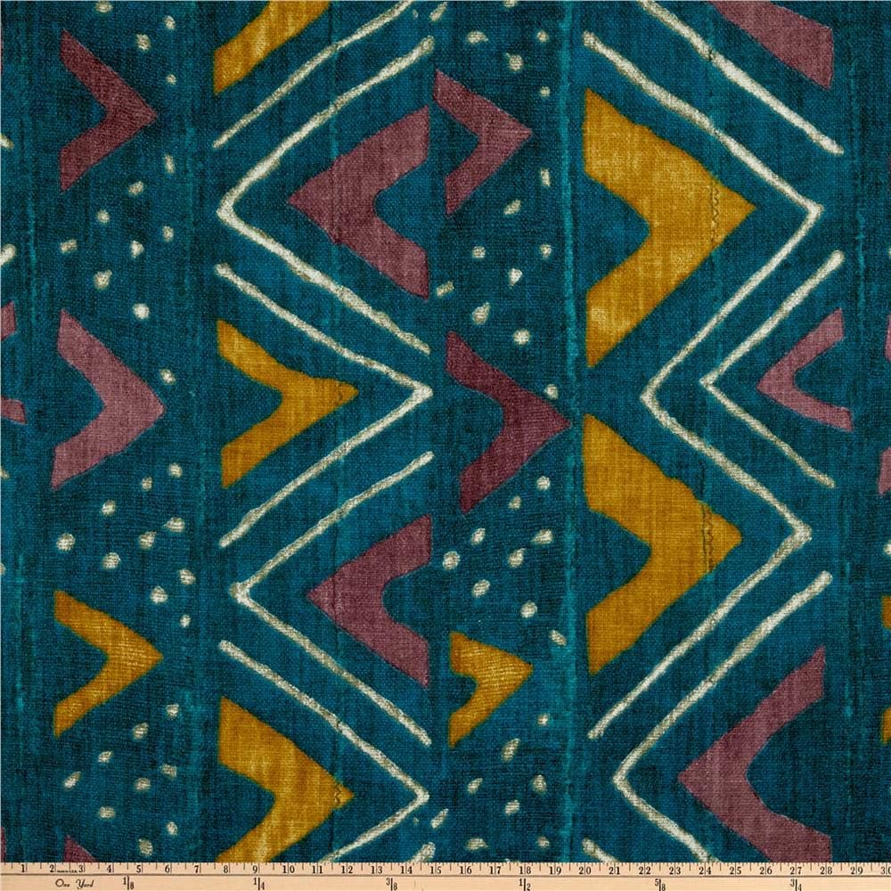 P Kaufmann Mali Mudcloth Calypso, Fabric by the Yard
