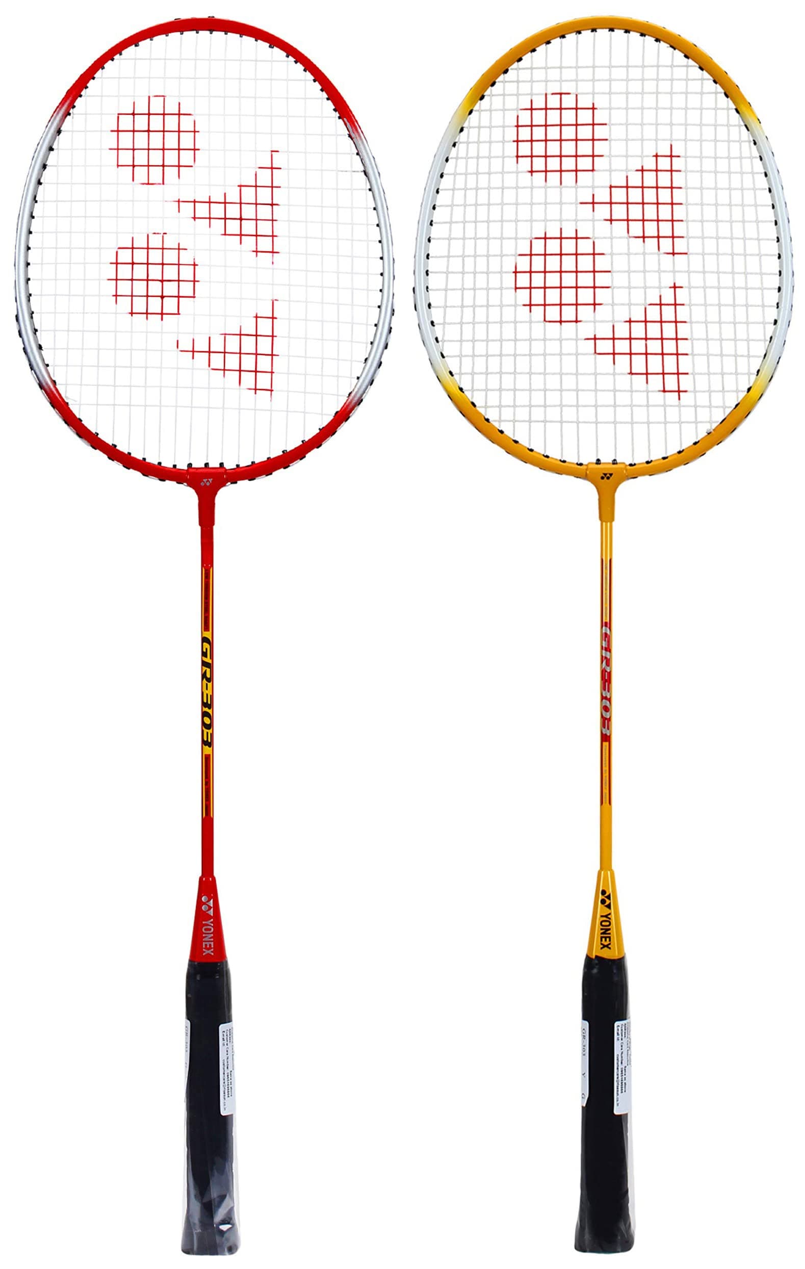 Yonex GR 303 Full Cover Combo (Red+Yellow)