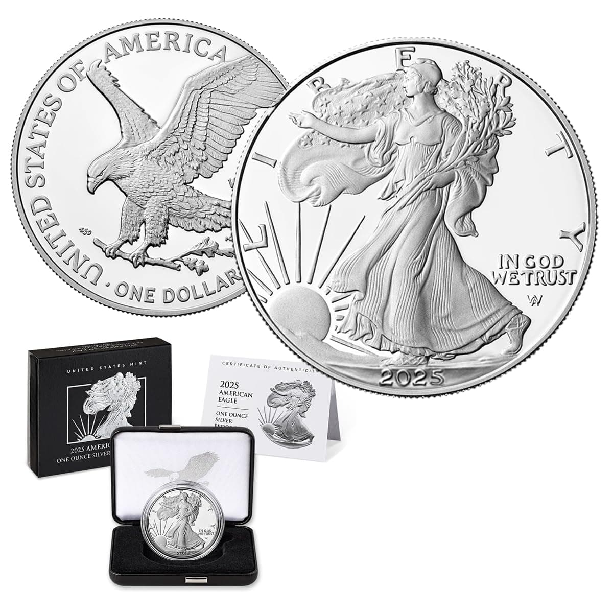 2025 W American Silver Proof Eagle $1 US Mint Proof