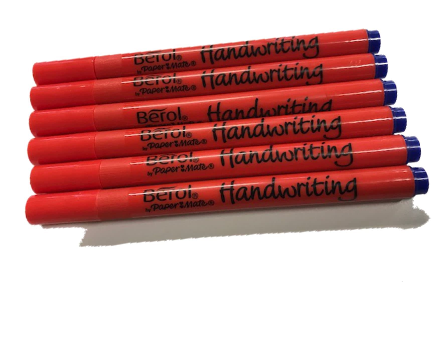 Handwriting Pen Stick Dark Blue S0879260,Pack of 6